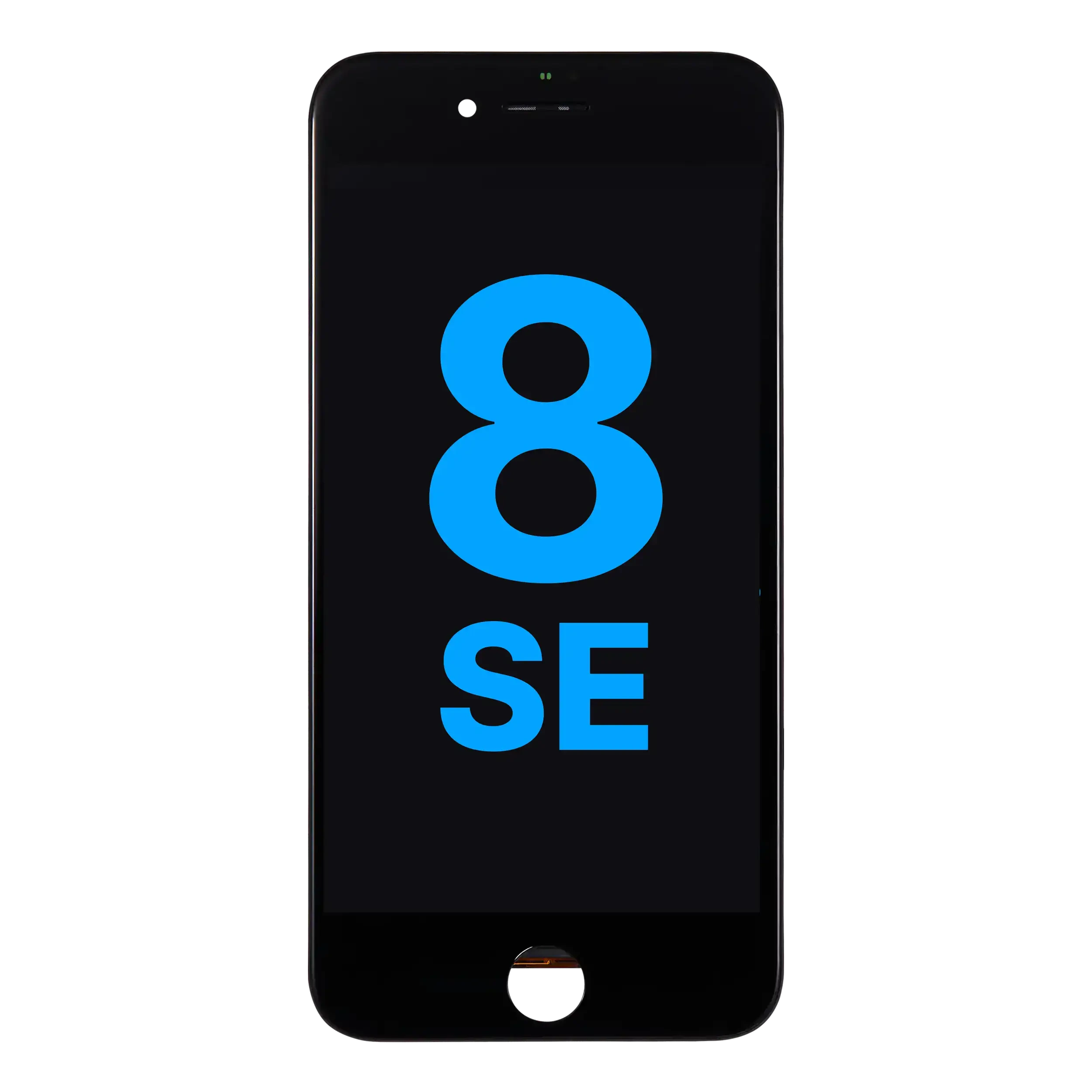 Display LCD completo con Steel Plate per iPhone 8 / SE (2020 / 2022) (Nero)