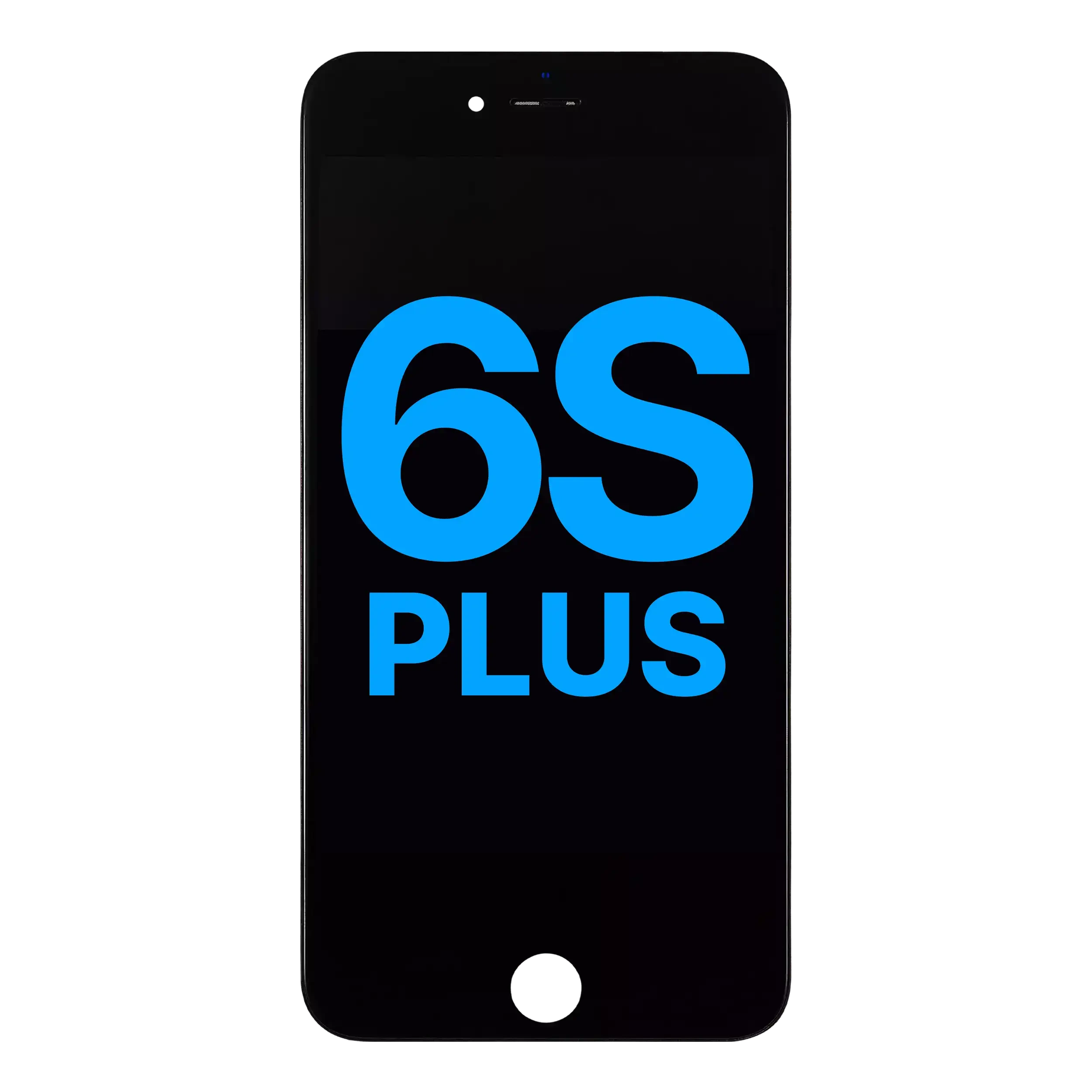 Display LCD completo con Steel Plate per iPhone 6S Plus (Nero)
