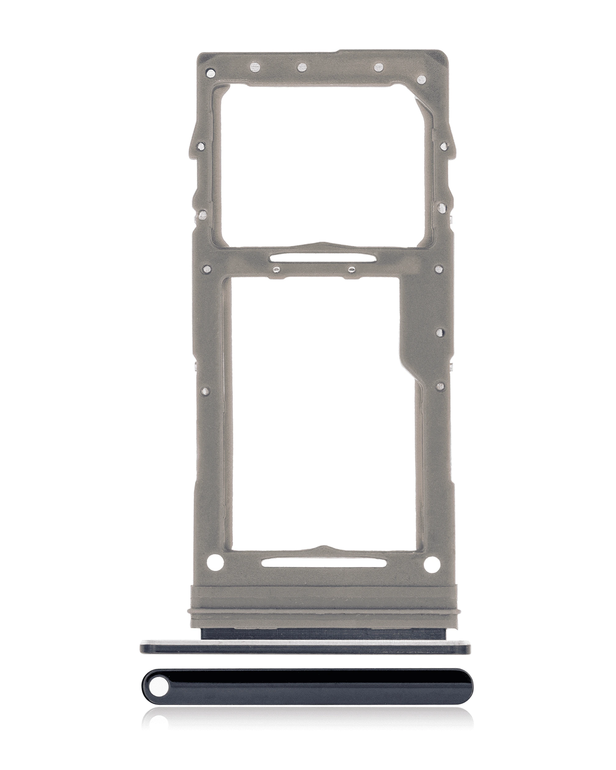 Carrellino SIM singola per Samsung Galaxy Note 10 Lite (Aura Nero)