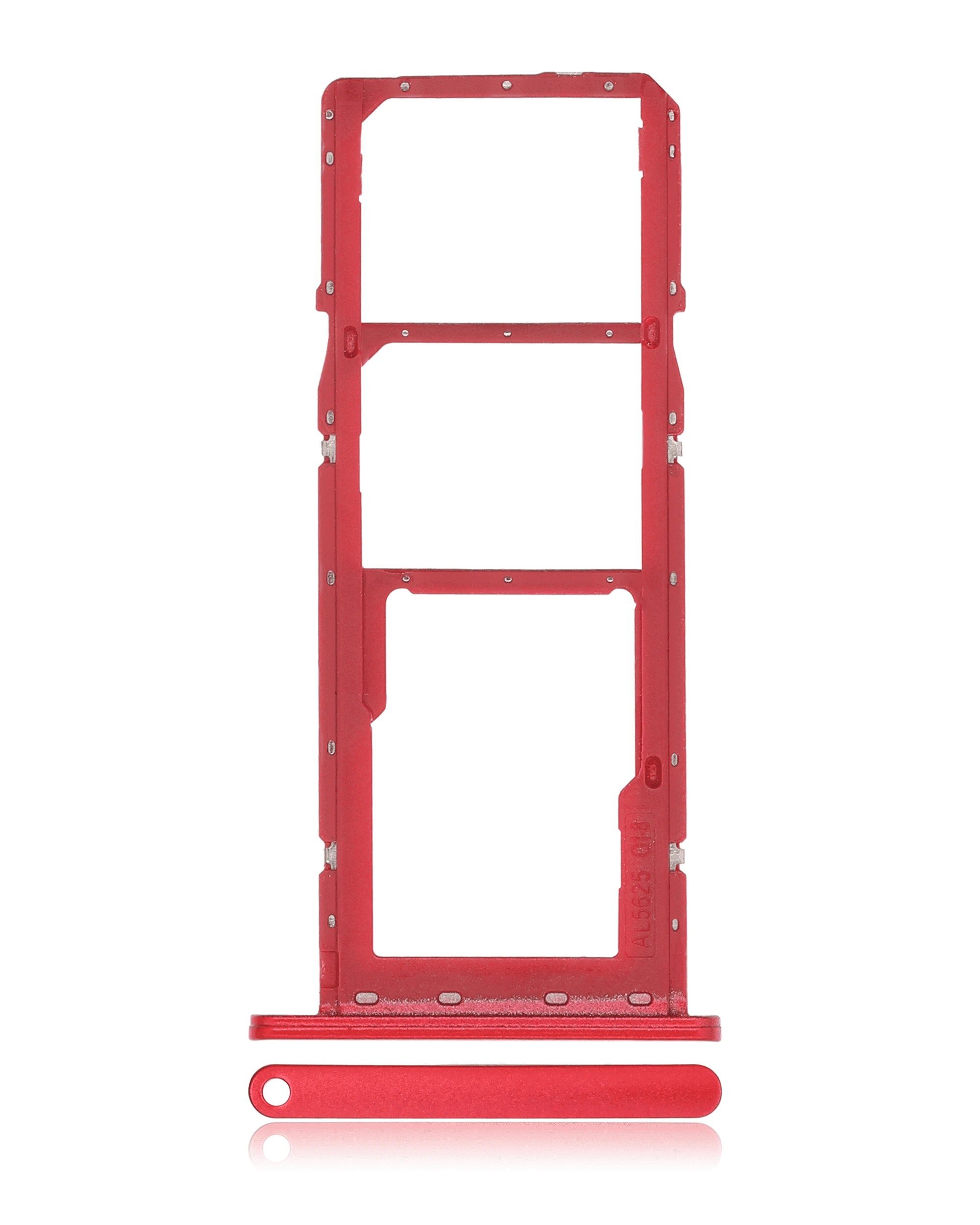 Carrellino doppia SIM per Samsung Galaxy A03S (A037F / 2021) (Rosso)