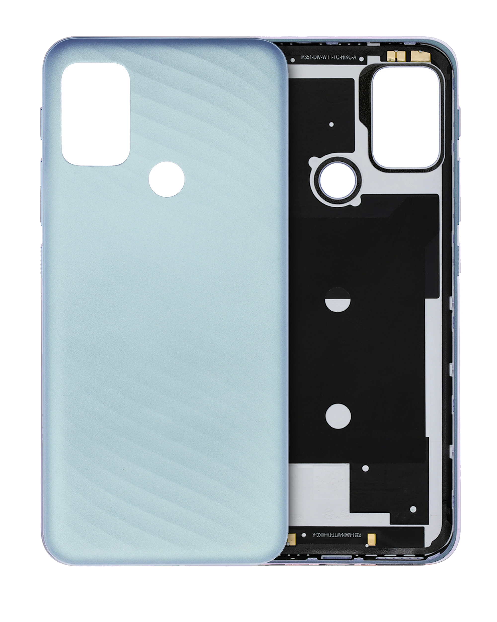 vetro cover posteriore per Motorola Moto G10 Power (XT2127-4 / 2021) (Breeze Blu)