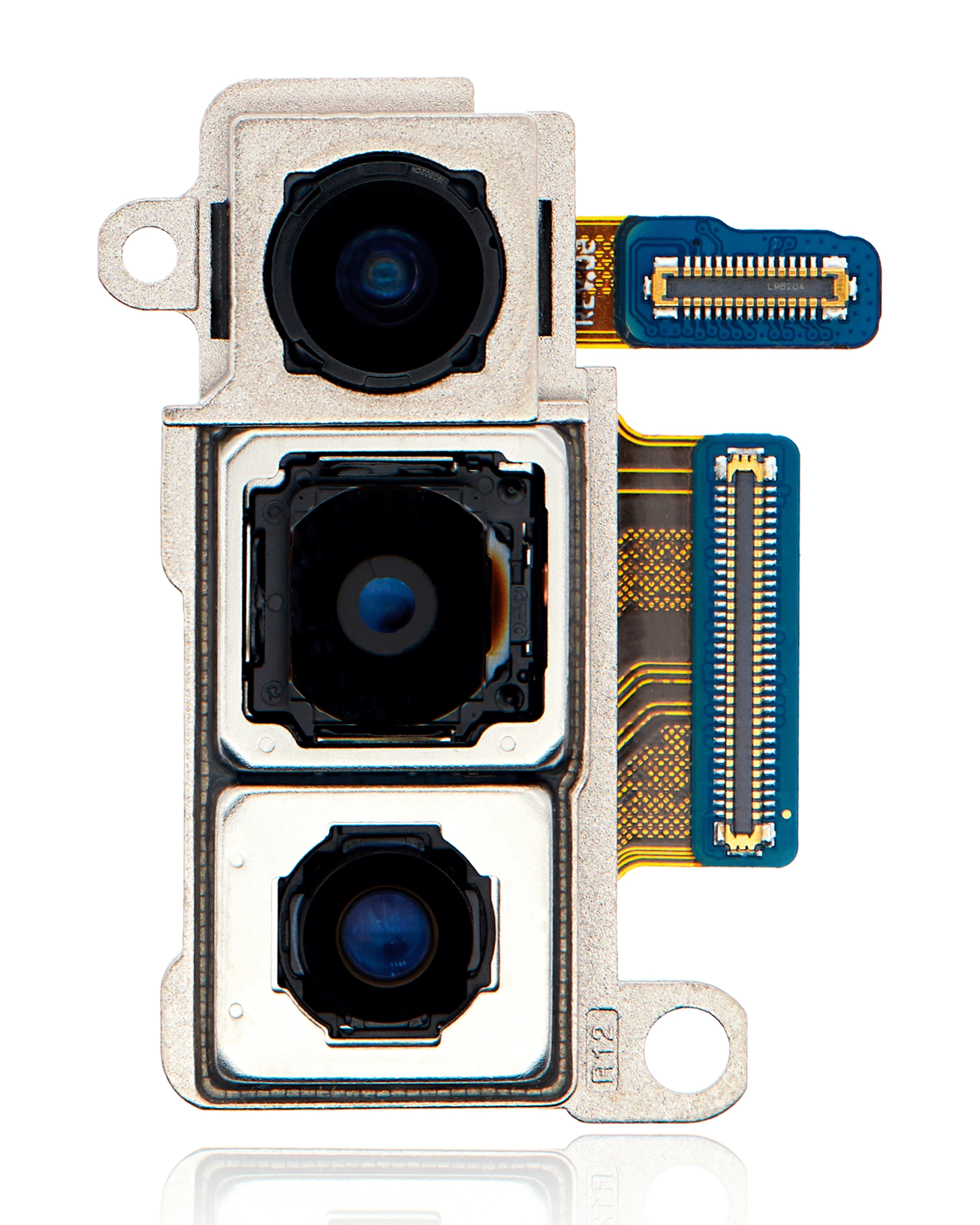 Fotocamera posteriore (Wide e Telephoto e Ultrawide) per Samsung Galaxy Note 10 (Used Service Pack Pull: grado A)