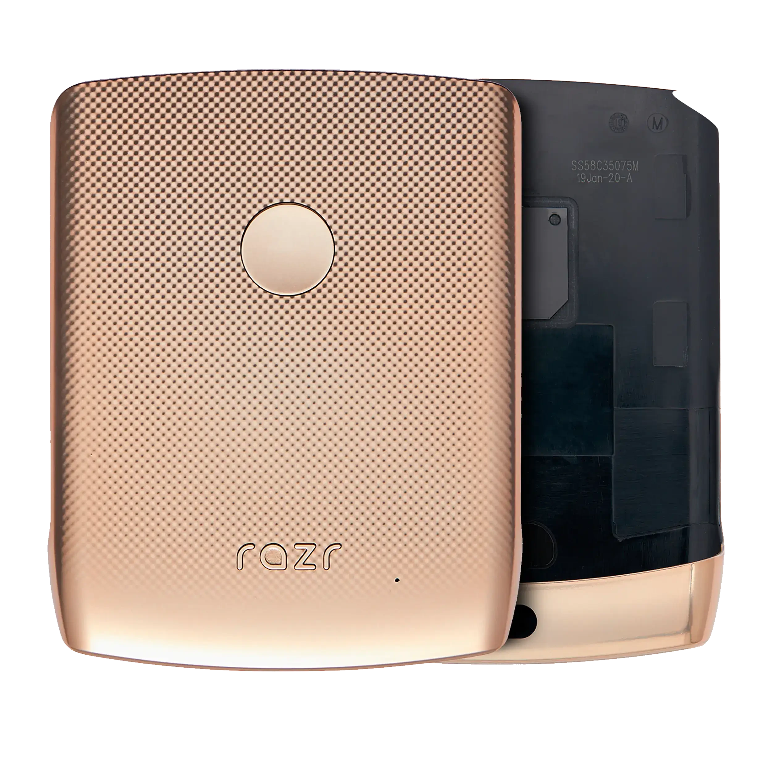 vetro cover posteriore per Motorola Razr (XT2000-1 / 2019) (Blush Oro)