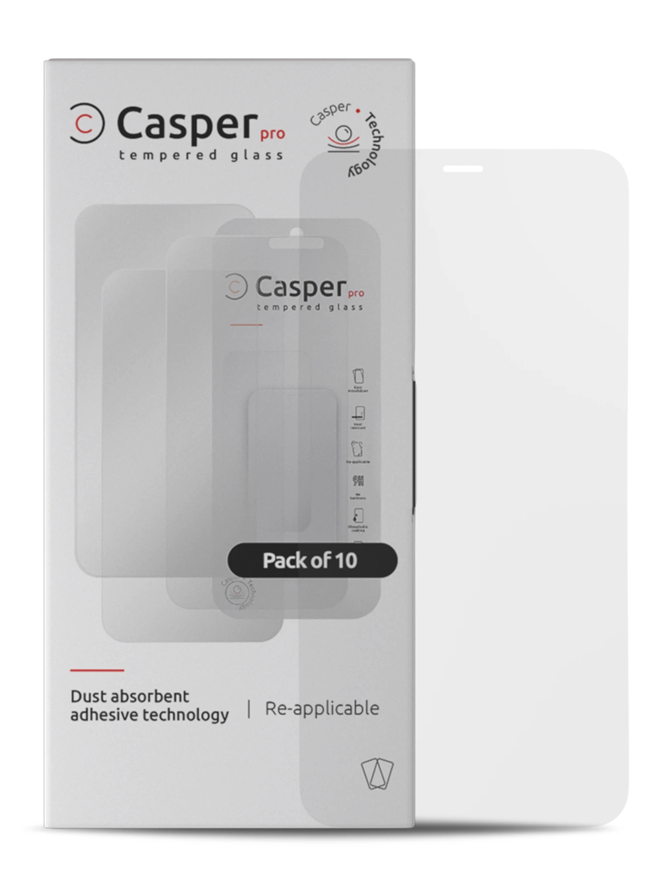Pro Vetro temperato per iPhone XR / 11 (10 pezzi) (Matte)