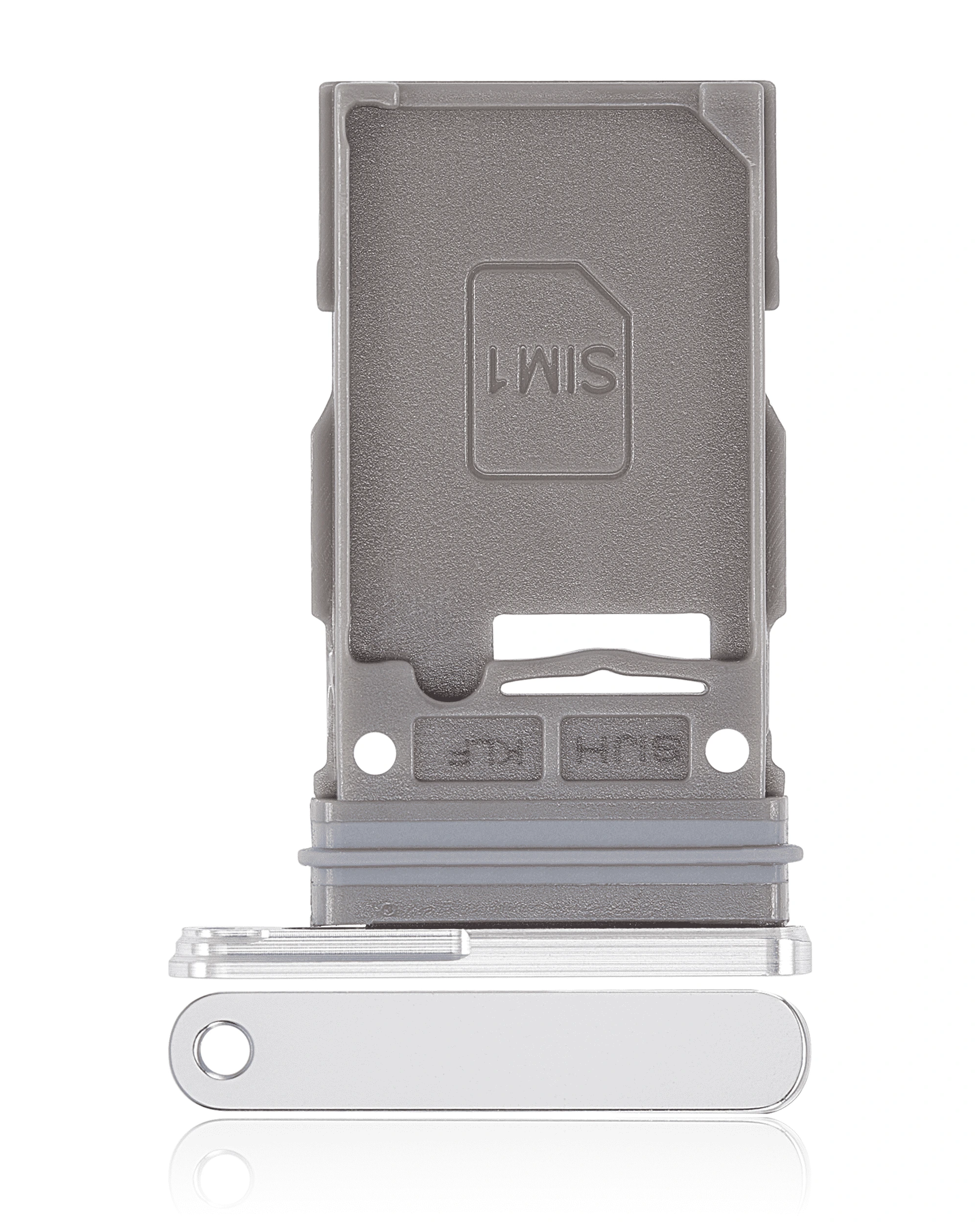 Carrellino SIM singola per Samsung Galaxy S22 Ultra 5G (Bianco)