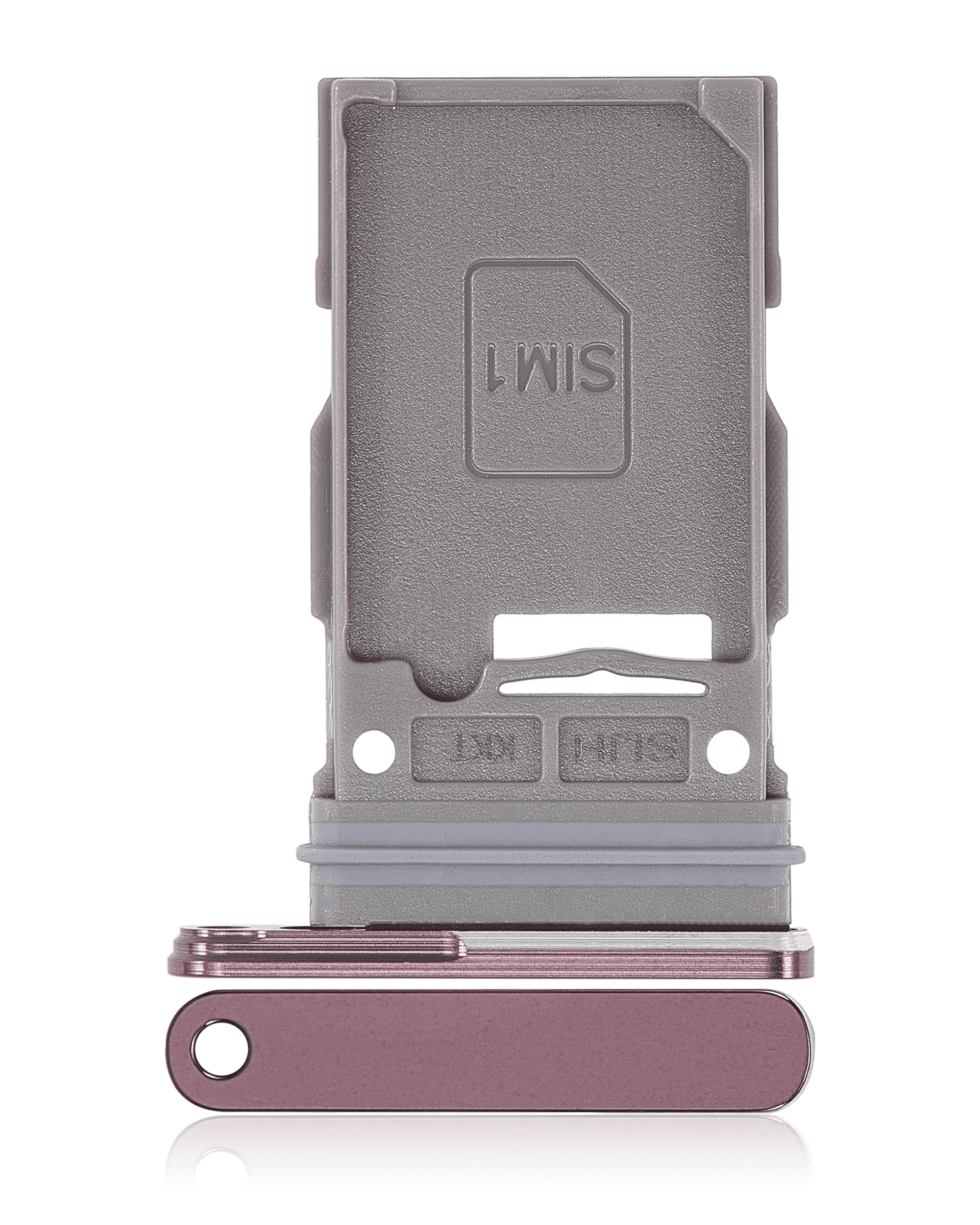 Carrellino SIM singola per Samsung Galaxy S22 Ultra 5G (Burgundy)