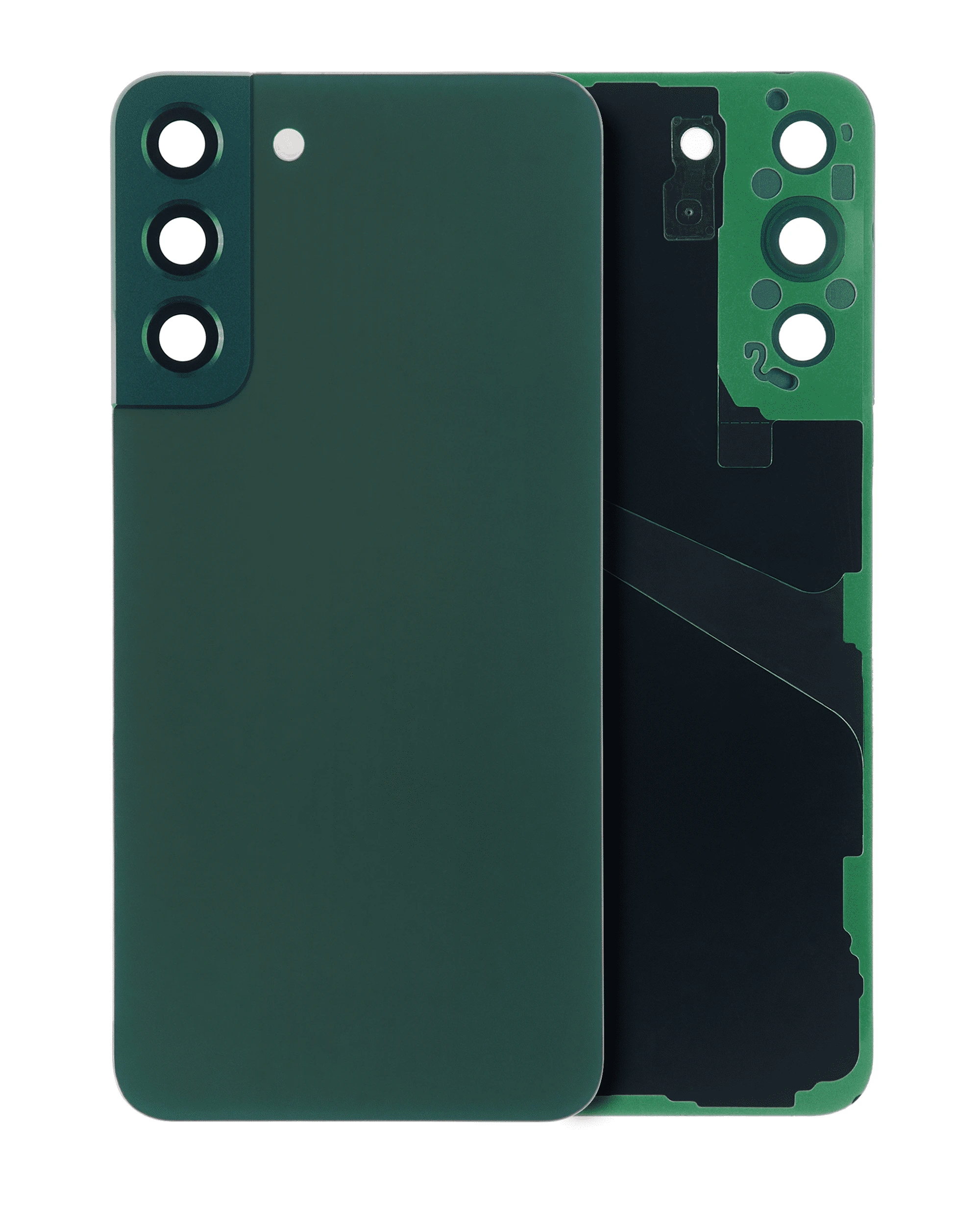vetro cover posteriore con Vetro fotocamera per Samsung Galaxy S22 Plus 5G (No Logo) (Verde)