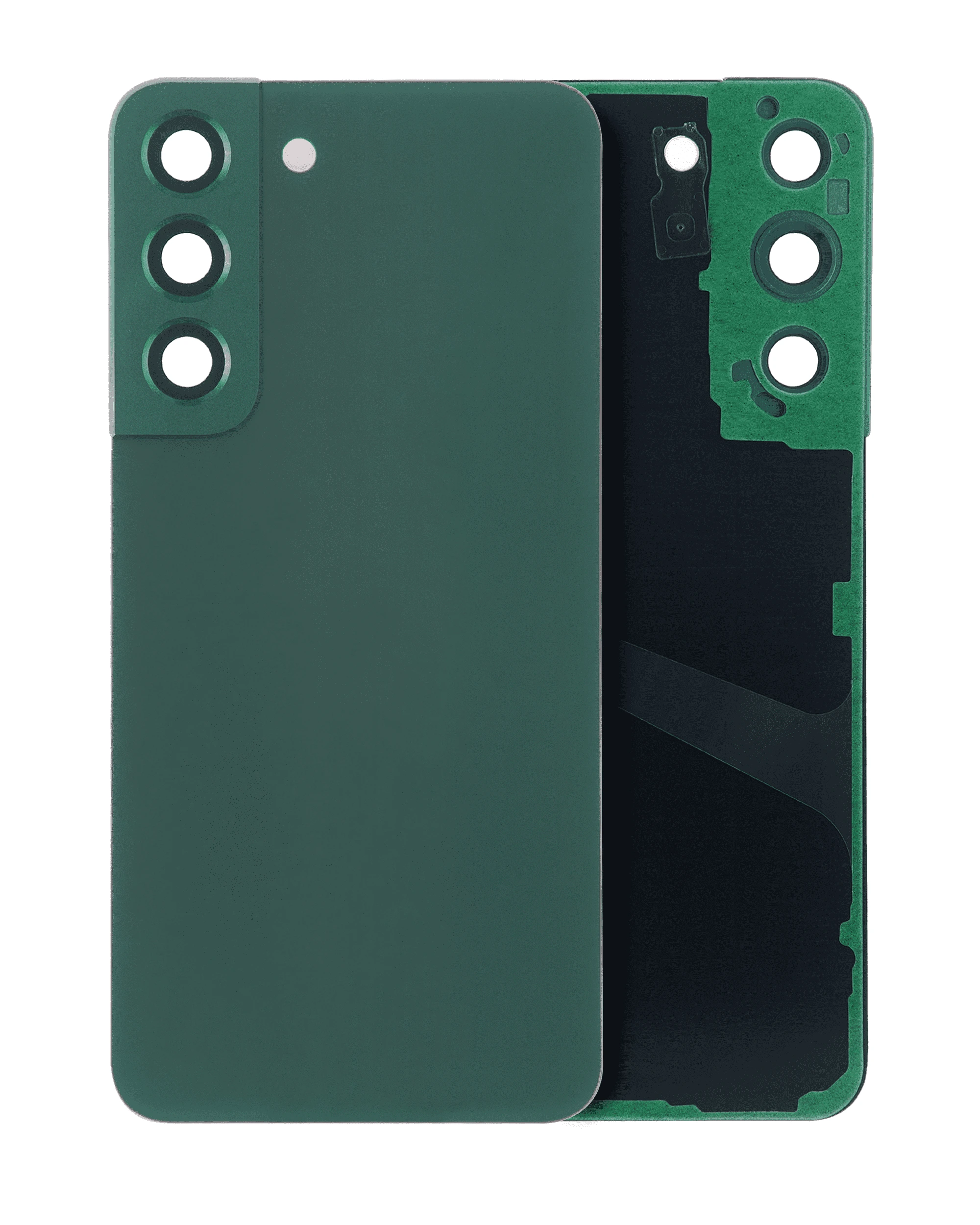 vetro cover posteriore con Vetro fotocamera per Samsung Galaxy S22 5G (No Logo) (Verde)
