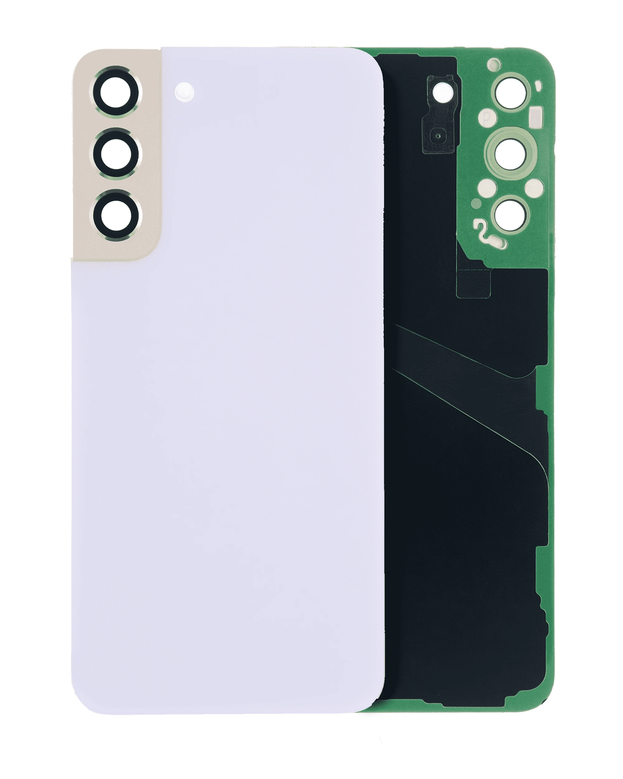 vetro cover posteriore con Vetro fotocamera per Samsung Galaxy S22 Plus 5G (No Logo) (Violet)