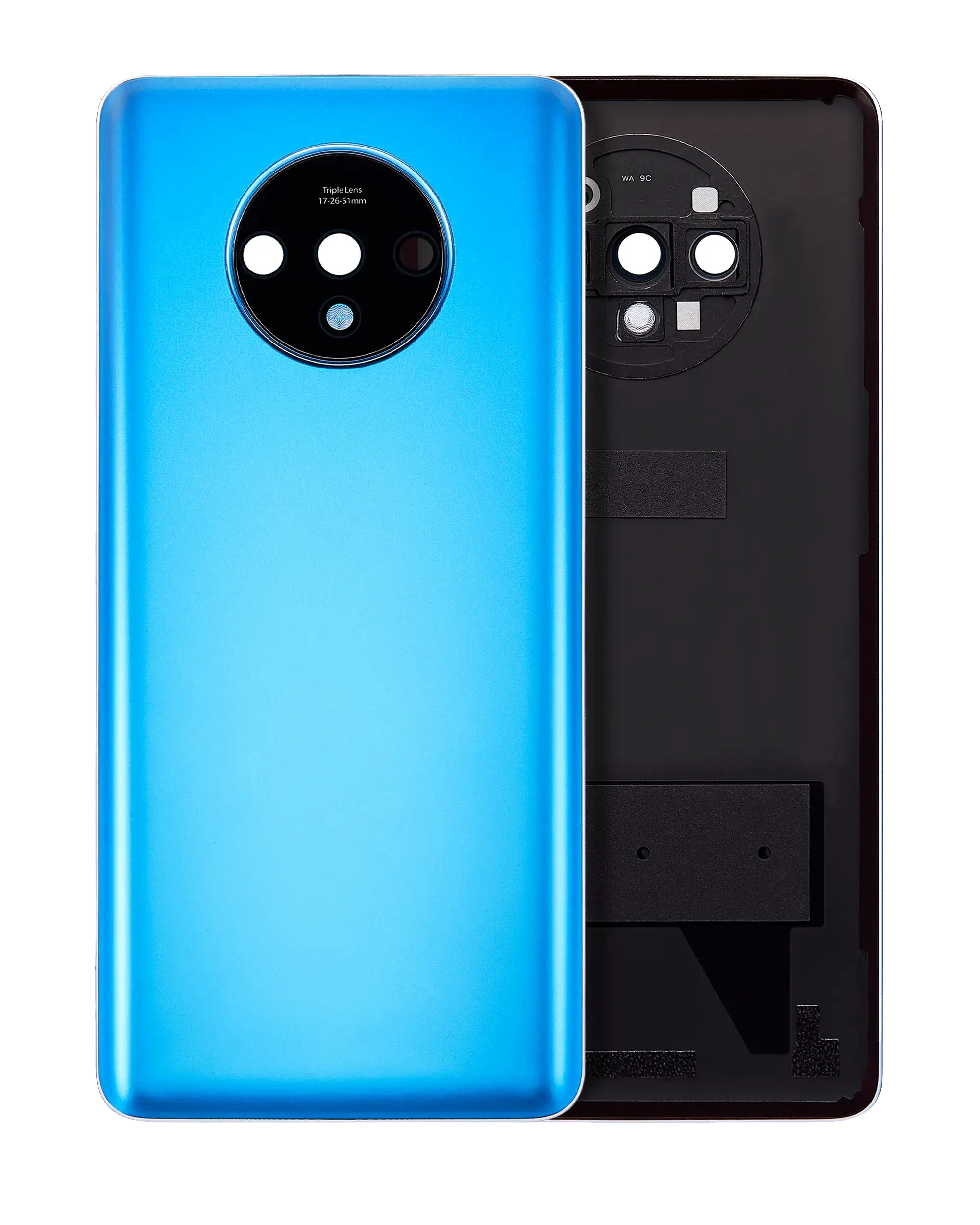 vetro cover posteriore per OnePlus 7T (Aftermarket Plus) (Glacier Blu)
