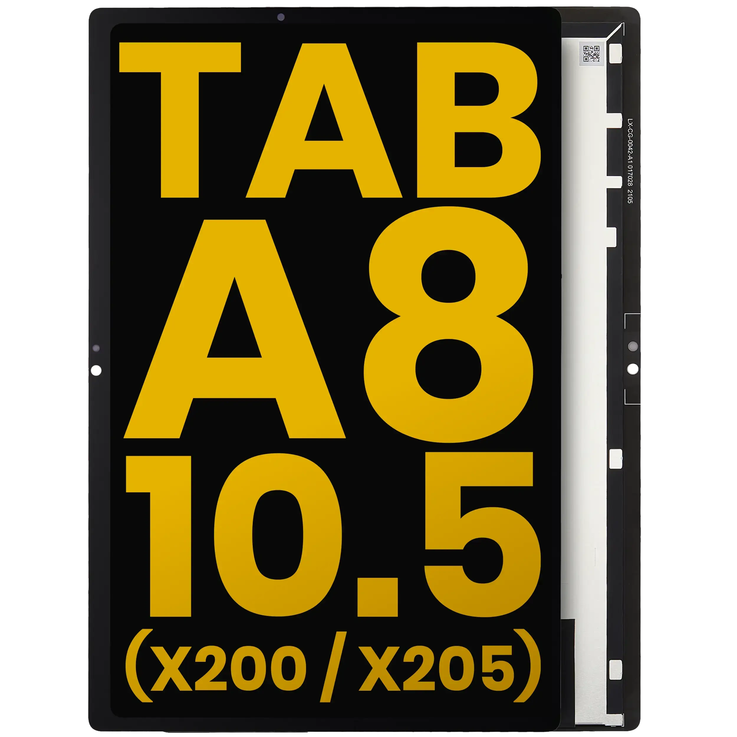 Display LCD completo senza Frame per Samsung Galaxy Tab A8 10.5" (2021) (X200 / X205) (Refurbished) (Nero)