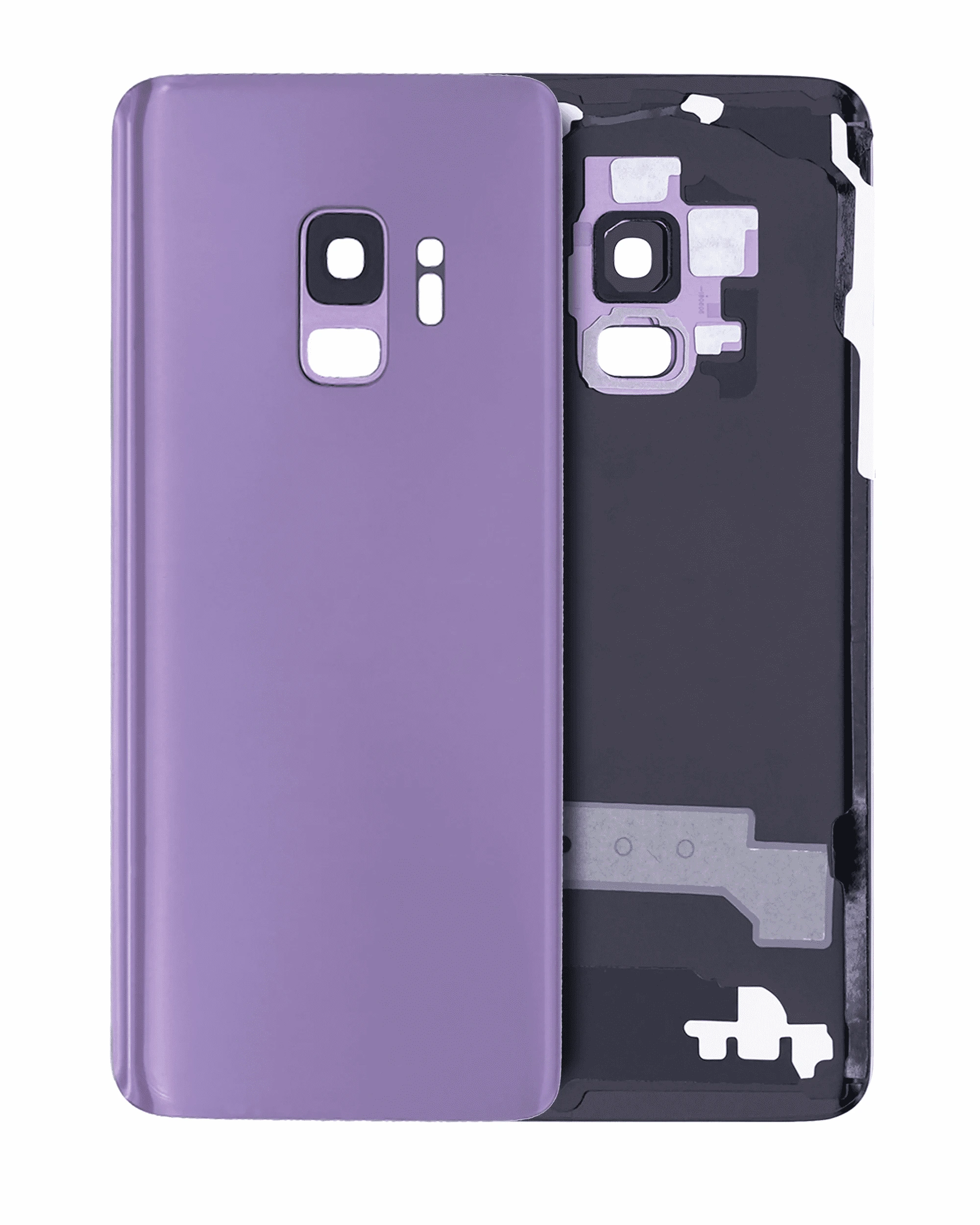 vetro cover posteriore con Vetro fotocamera per Samsung Galaxy S9 (Service Pack) (Lilac Viola)