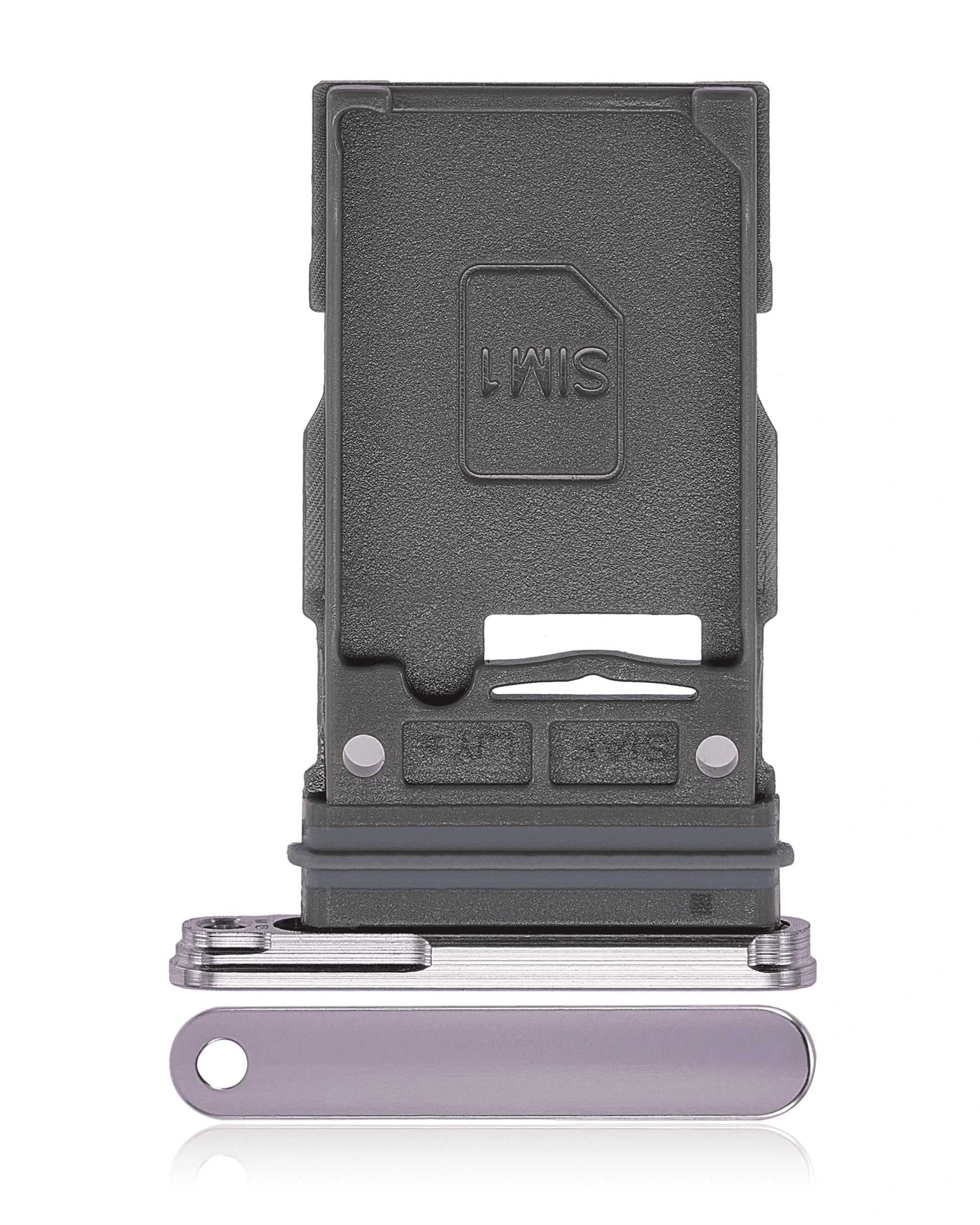Carrellino SIM singola per Samsung Galaxy S23 5G / S23 Plus 5G (Lavanda)