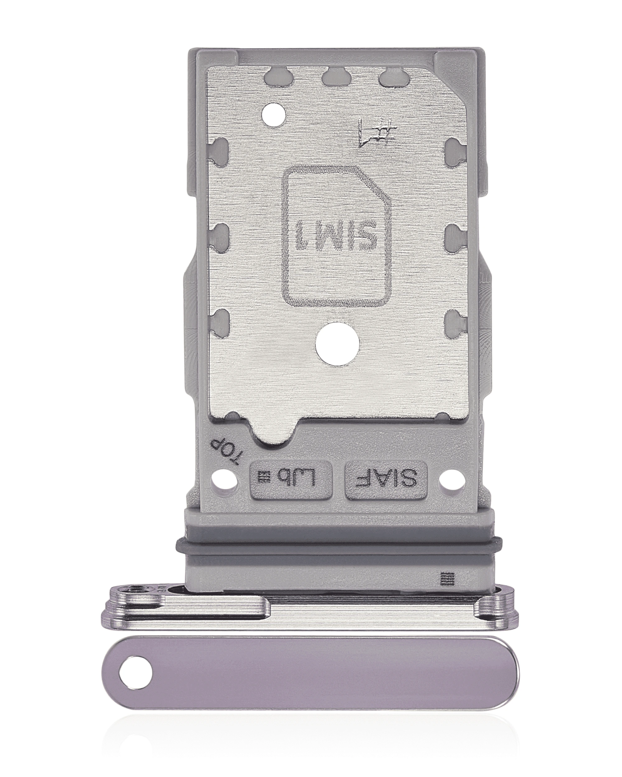Carrellino doppia SIM per Samsung Galaxy S23 5G / S23 Plus 5G (Lavanda)