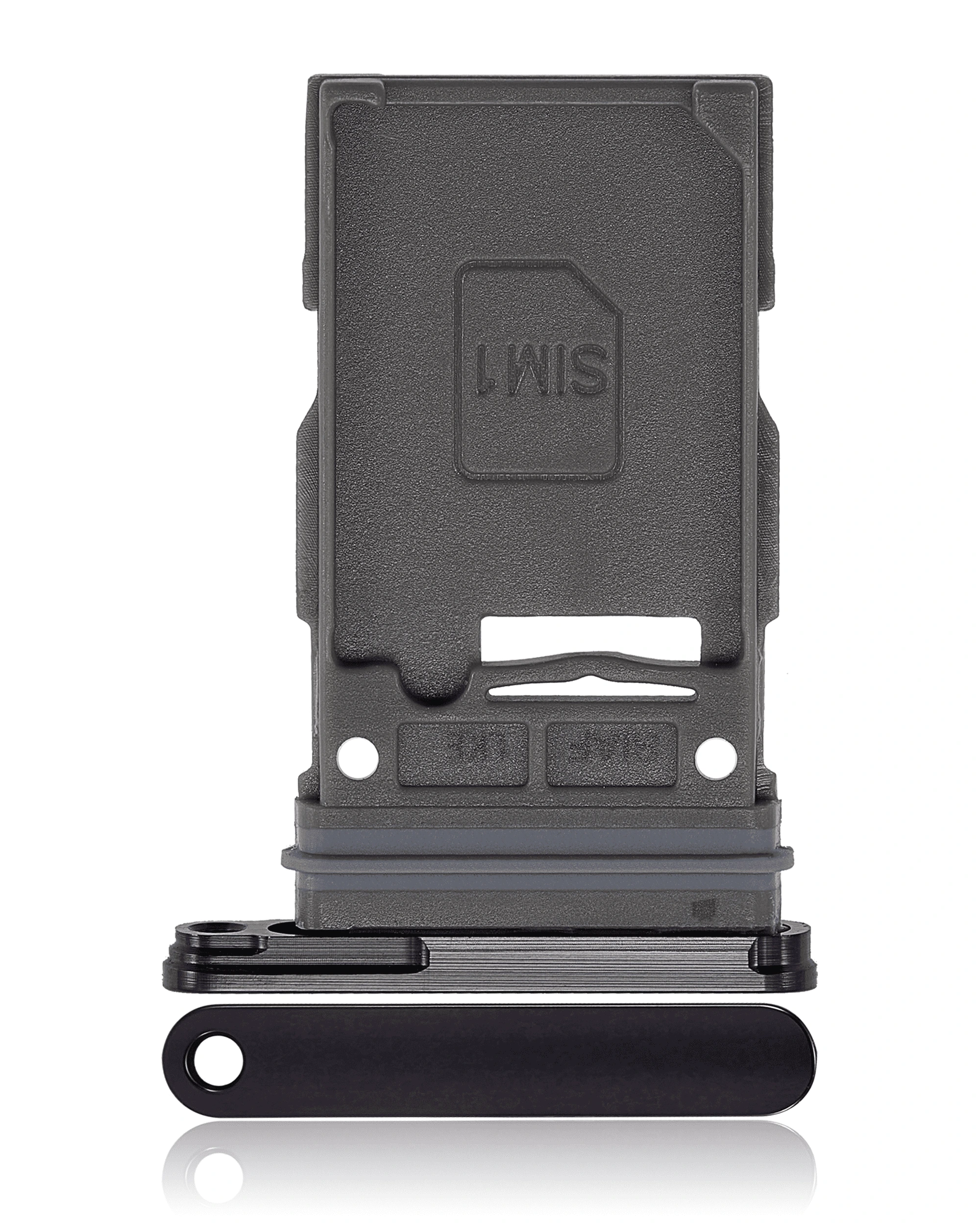 Carrellino SIM singola per Samsung Galaxy S23 5G / S23 Plus 5G (Phantom Nero)