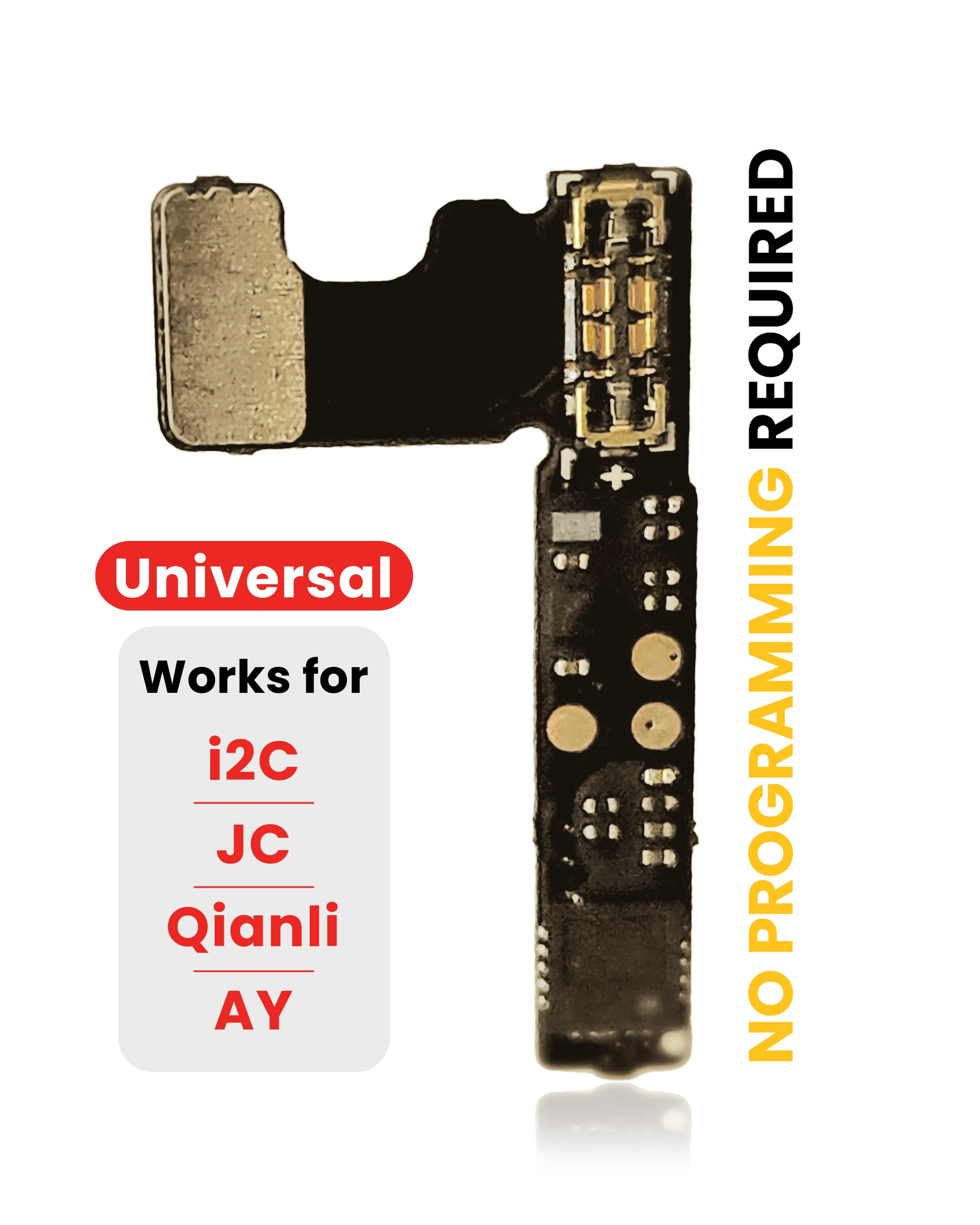 Pre-Programmed Universal Batteria Tag-On flat (Soldering Not Required) per iPhone 13 Pro / 13 Pro Max / 14 Pro / 14 Pro Max