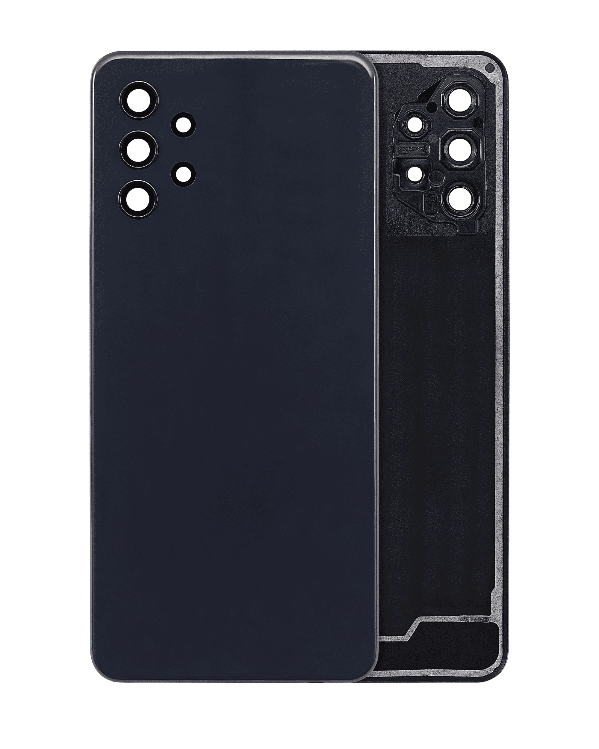 vetro cover posteriore con Vetro fotocamera per Samsung Galaxy A32 5G (A326 / 2021) (Awesome Nero)