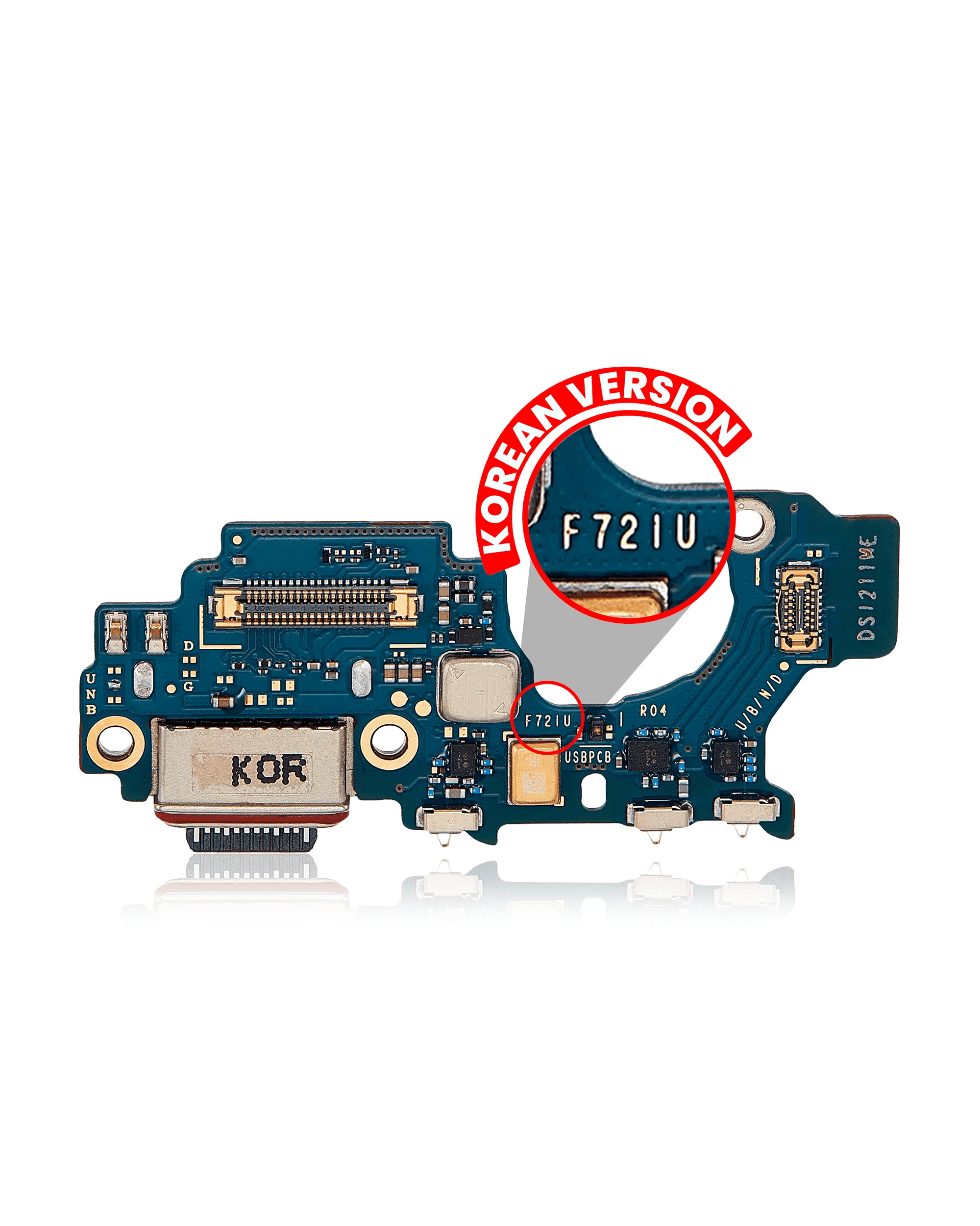 Connettore di ricarica Scheda per Samsung Galaxy Z Flip 4 (F721N) (Korean Version) (Premium)