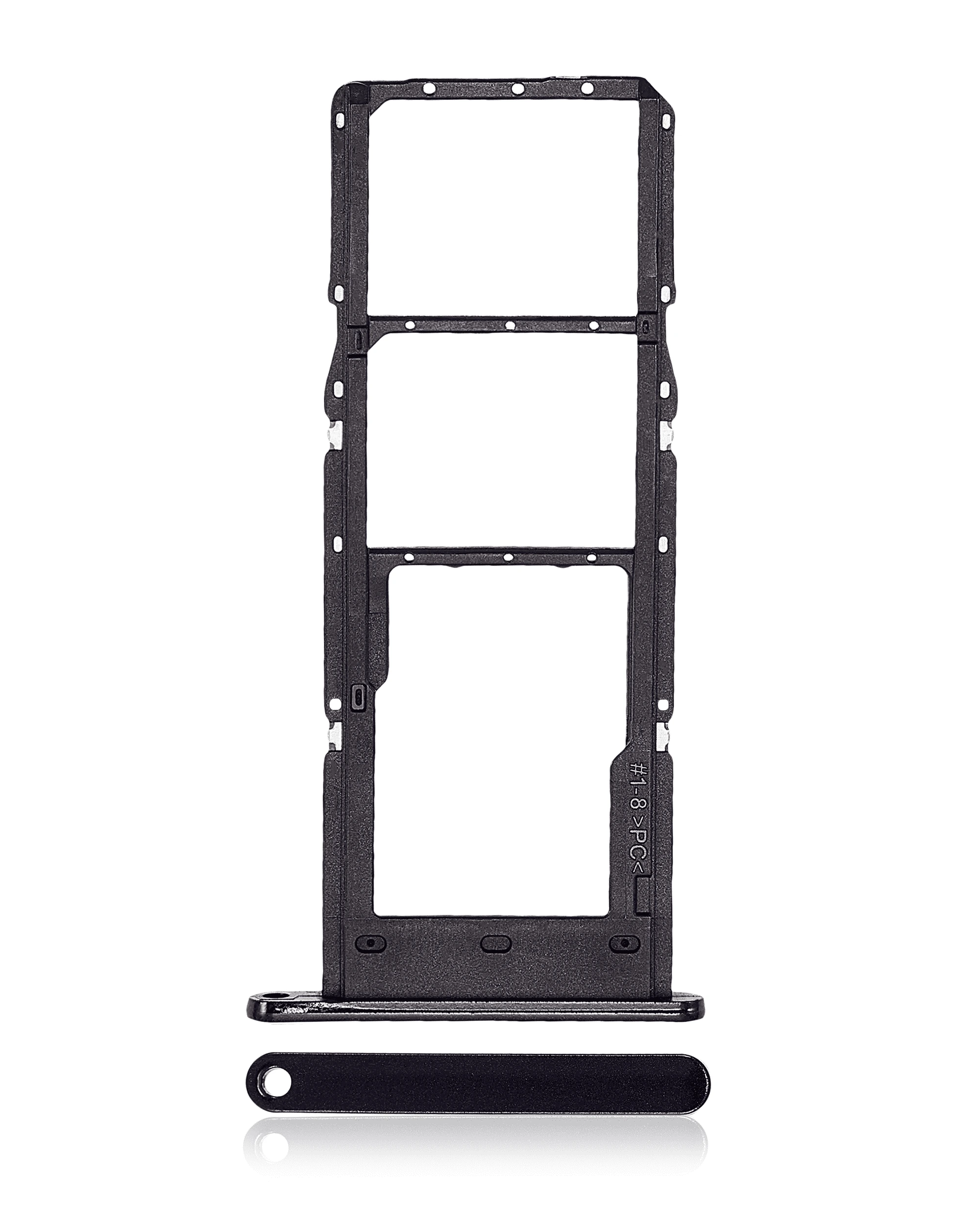 Carrellino doppia SIM per Samsung Galaxy A14 (A145F) (Nero)