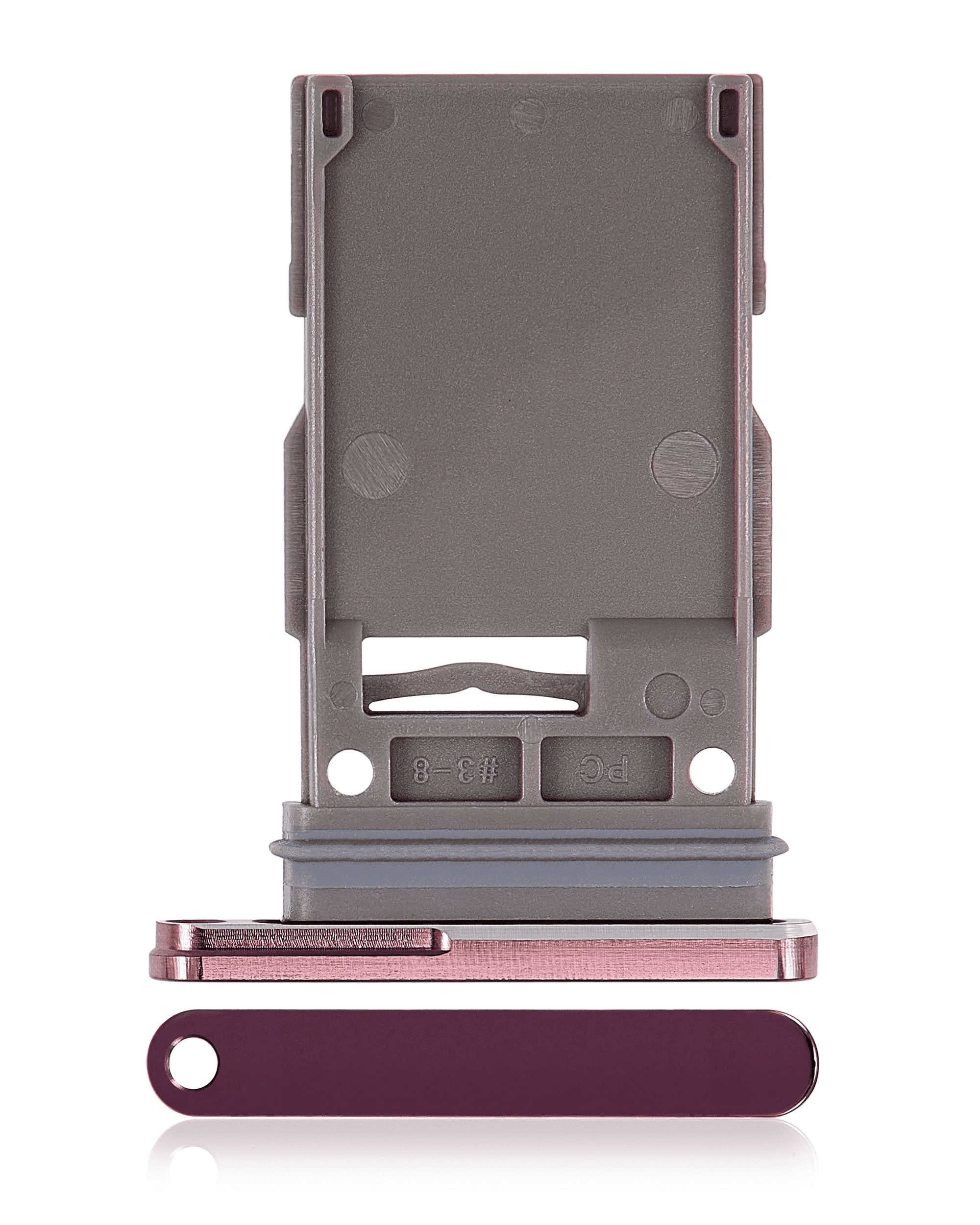 Carrellino SIM singola per Samsung Galaxy Z Fold 4 (F936) (Burgundy)