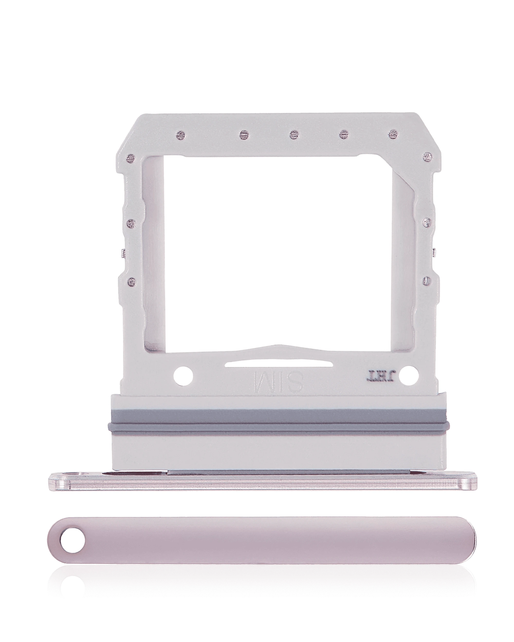 Carrellino SIM singola per Samsung Galaxy Z Flip 4G (F700) / Z Flip 5G (F707) (Mystic Bianco)