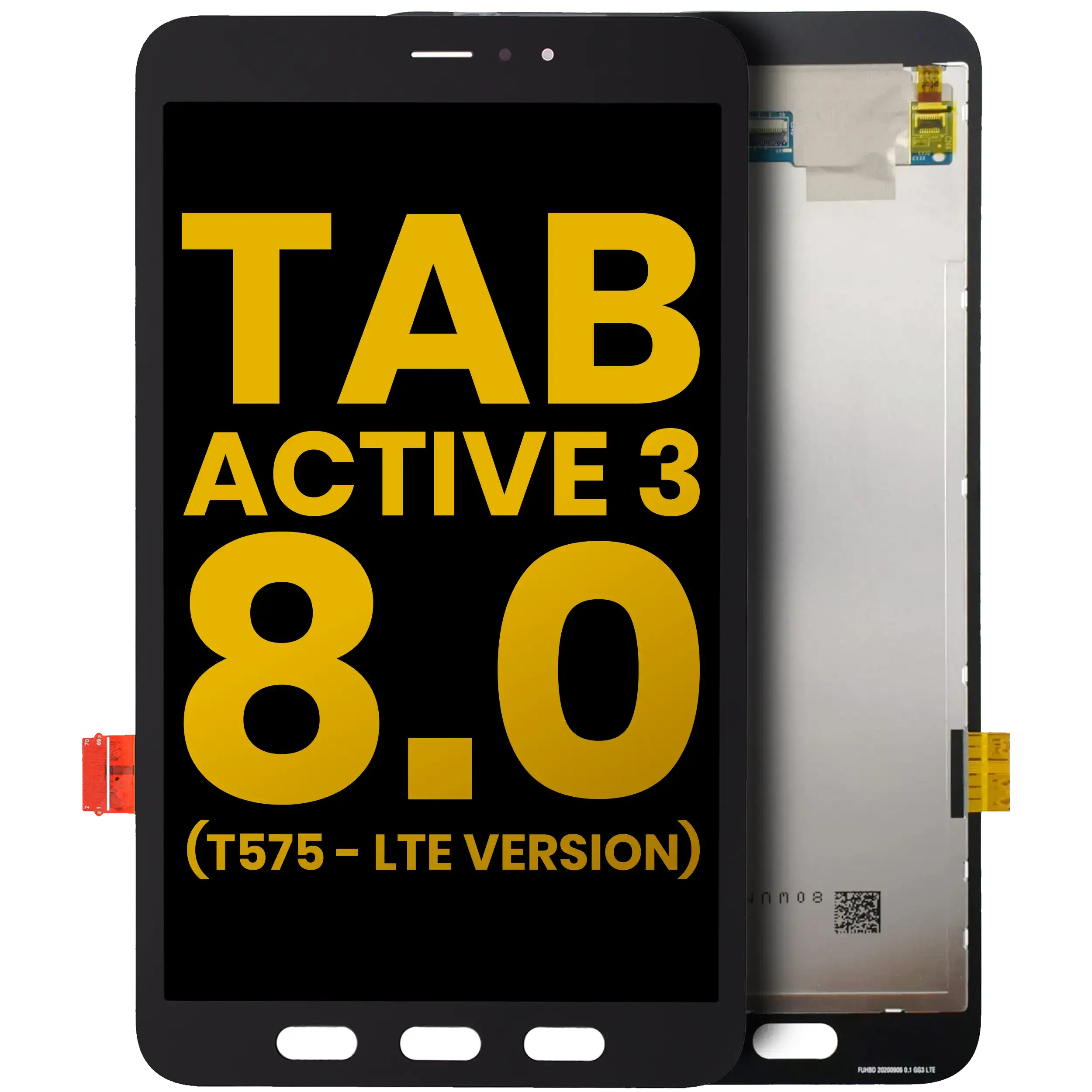 Display LCD completo senza Frame per Samsung Galaxy Tab Active 3 8.0" (T575 / T577) (versione LTE) (Refurbished) (tutti i colori)