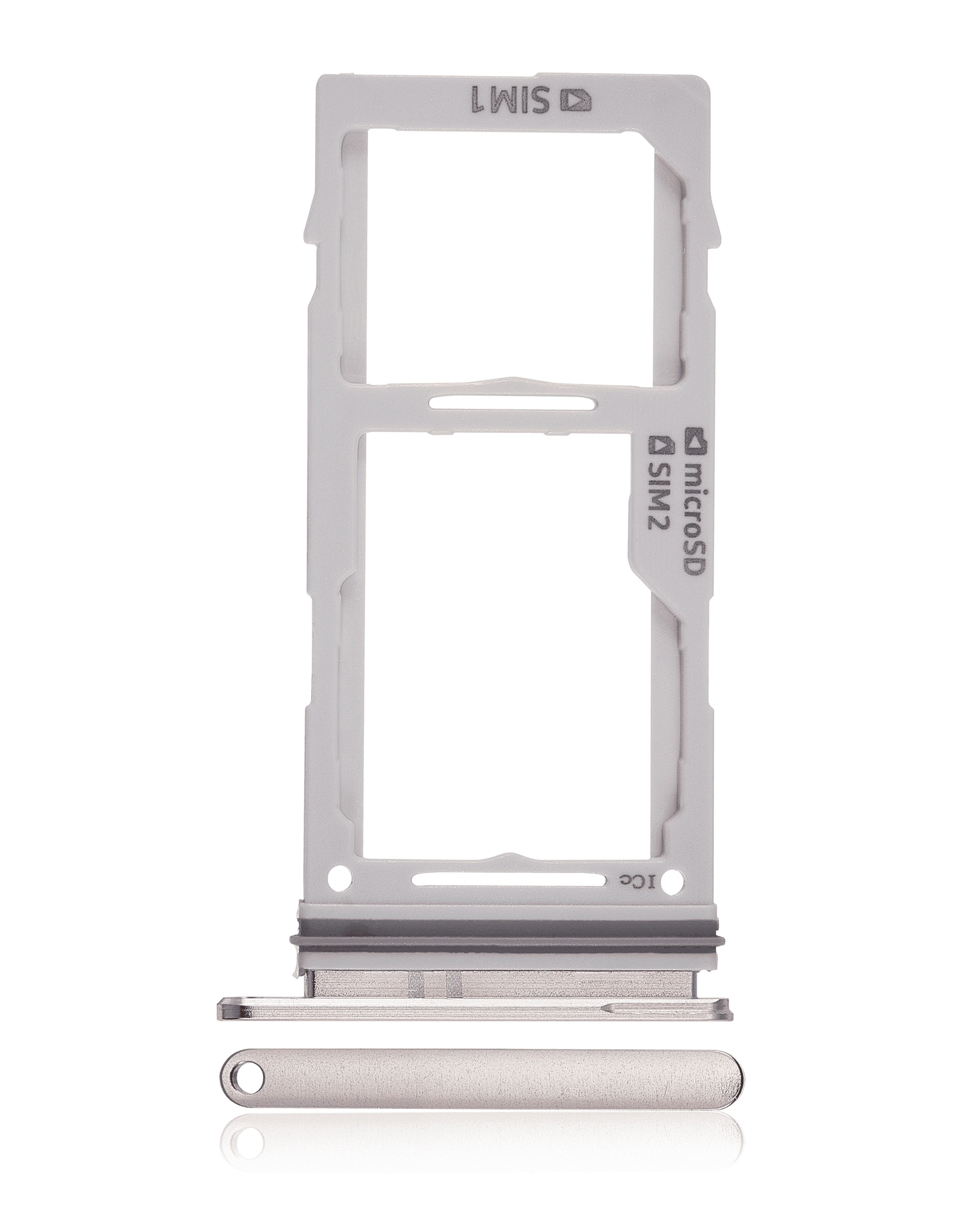 Carrellino doppia SIM per Samsung Galaxy S10 / S10 Plus / S10E (Oro rosa)