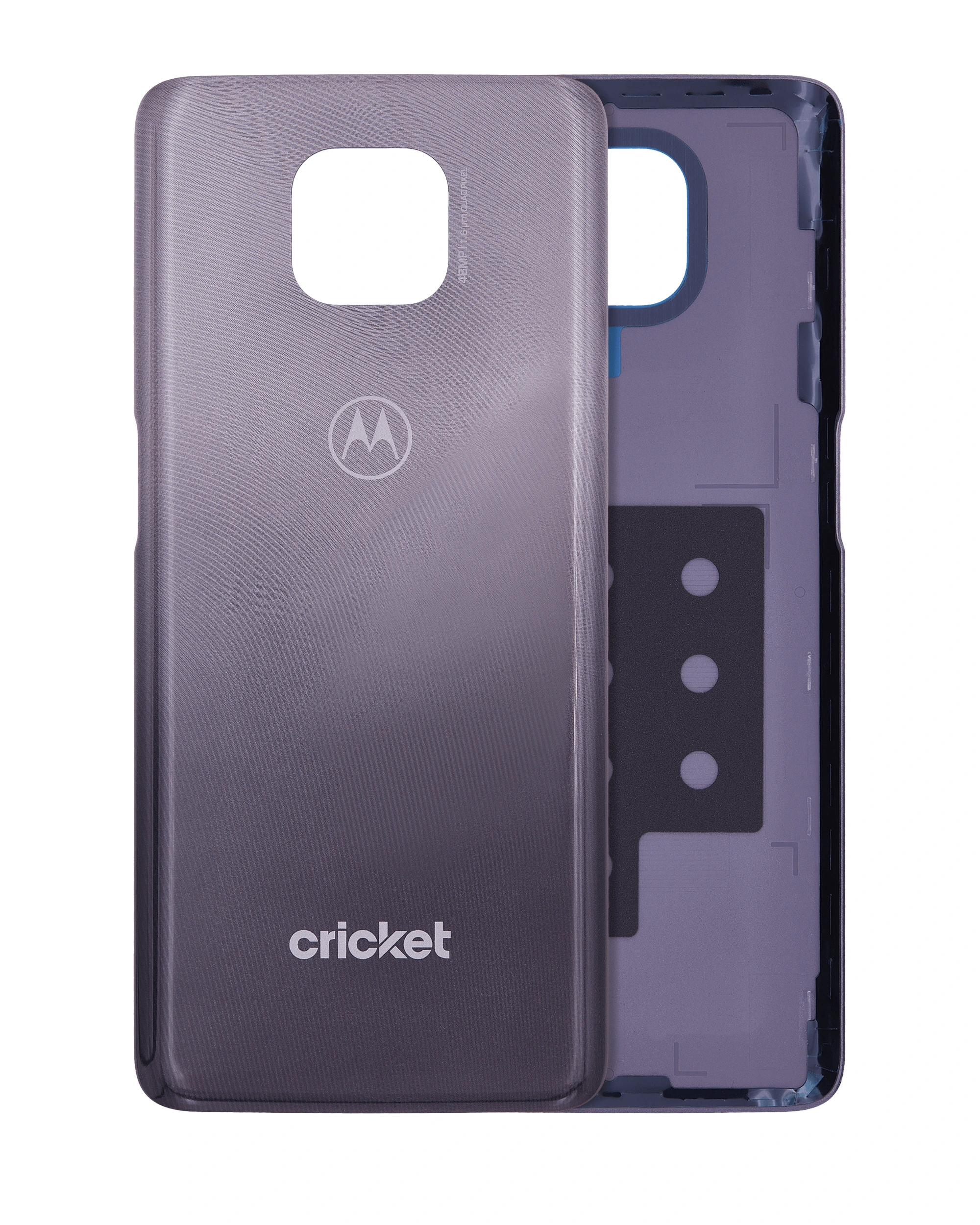 vetro cover posteriore per Motorola Moto G Power (XT2117-3 / XT2117-3PP / 2021) (Service Pack) (Flash Grigio) (Cricket)