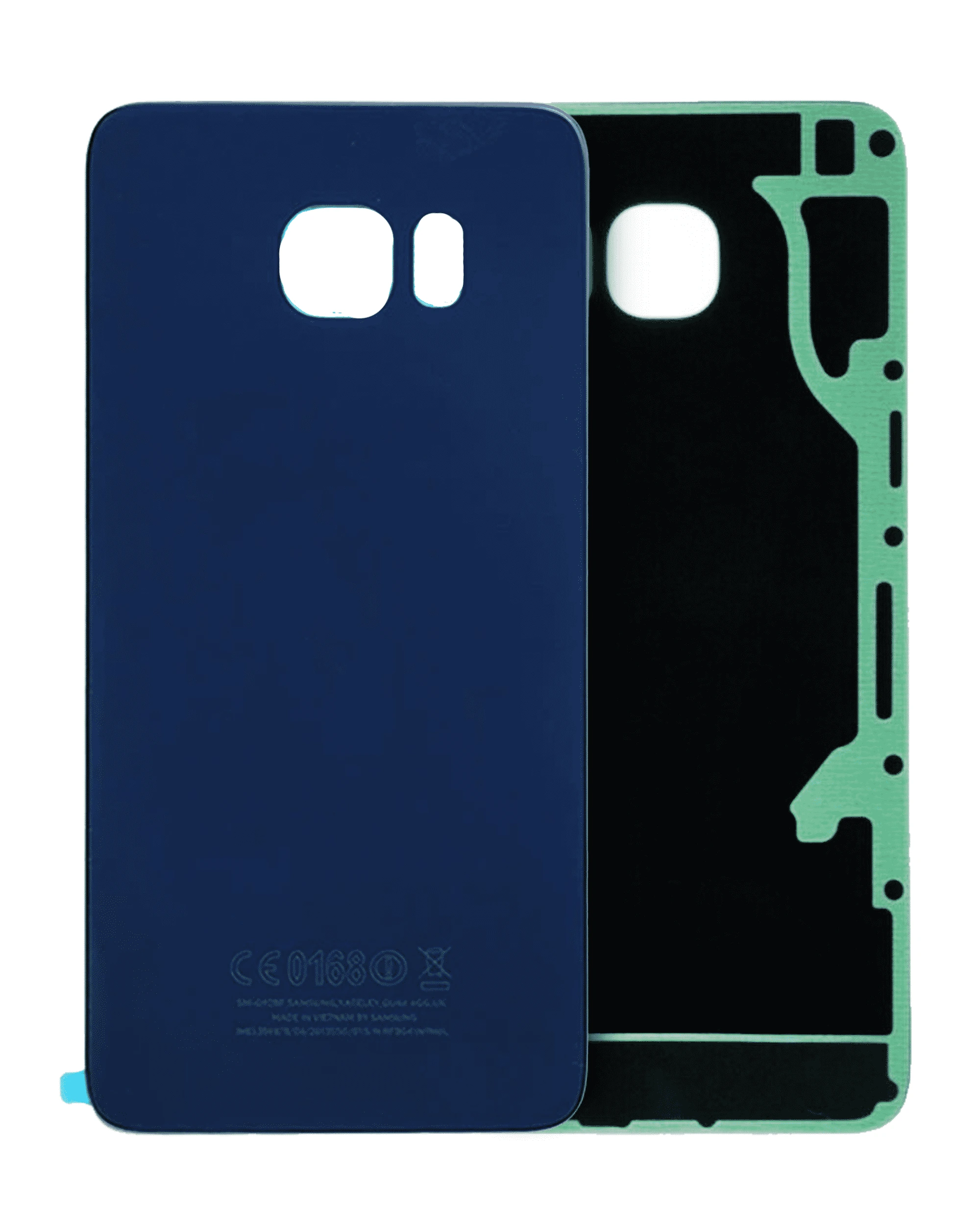 vetro cover posteriore per Samsung Galaxy S6 Edge (Service Pack) (Nero zaffiro)