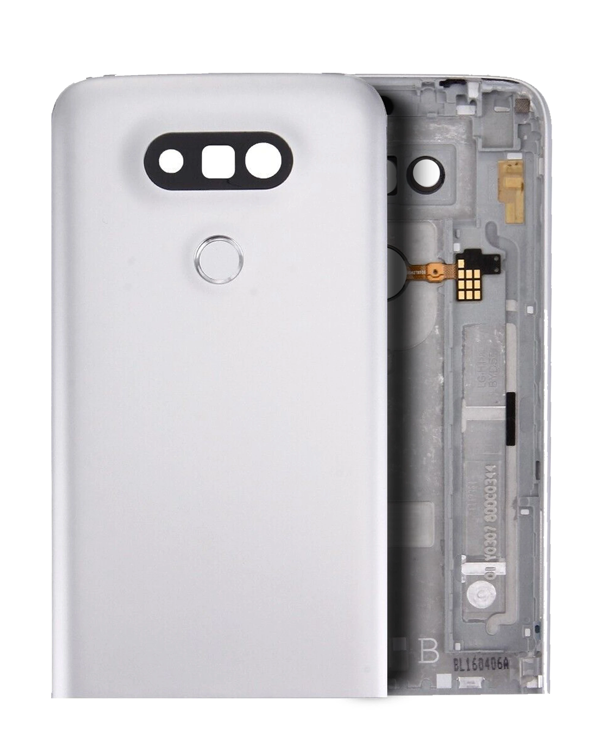 vetro cover posteriore per LG G5 (Service Pack) (Argento)