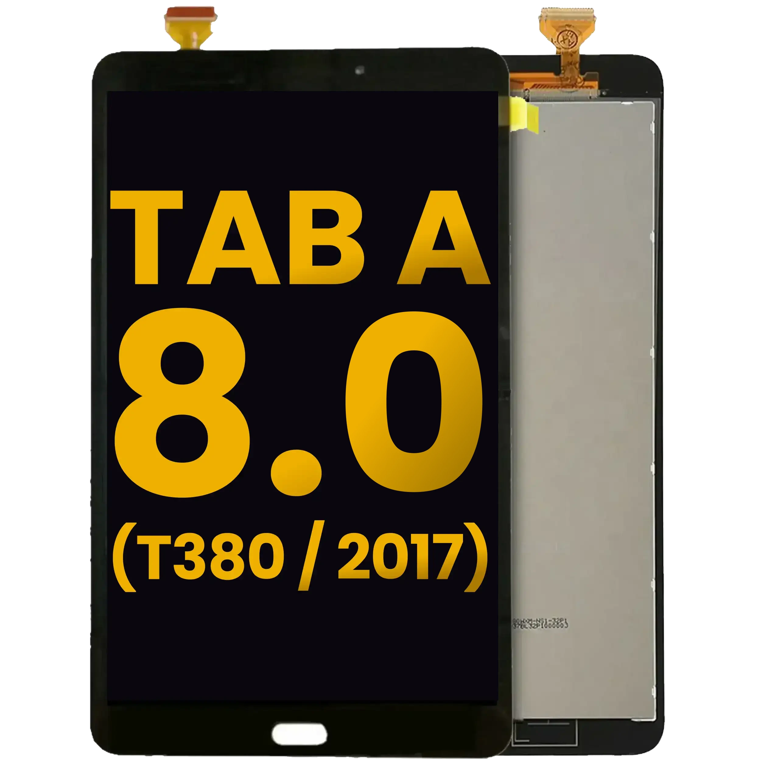 Display LCD completo senza Frame per Samsung Galaxy Tab A 8.0" (2017) (T380) (WiFi Version) (Refurbished) (Bianco)