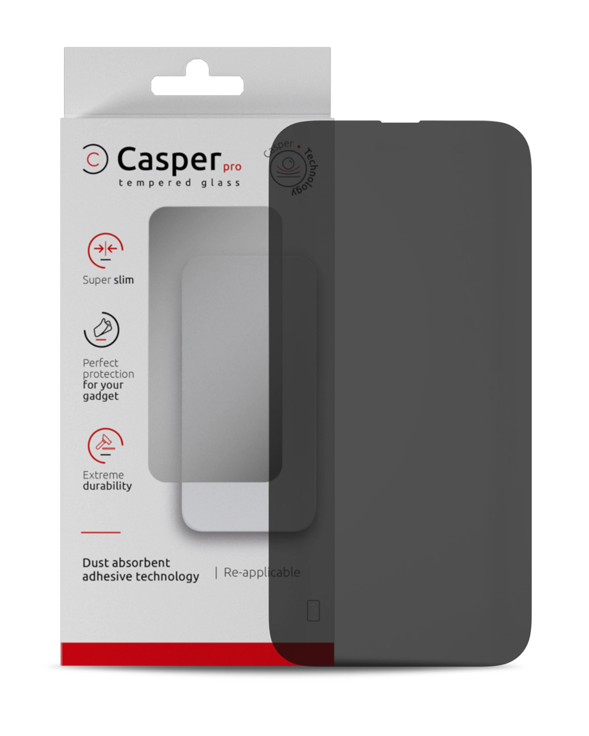 Pro Vetro temperato per iPhone 15 Pro Max (confezione retail) (Privacy)