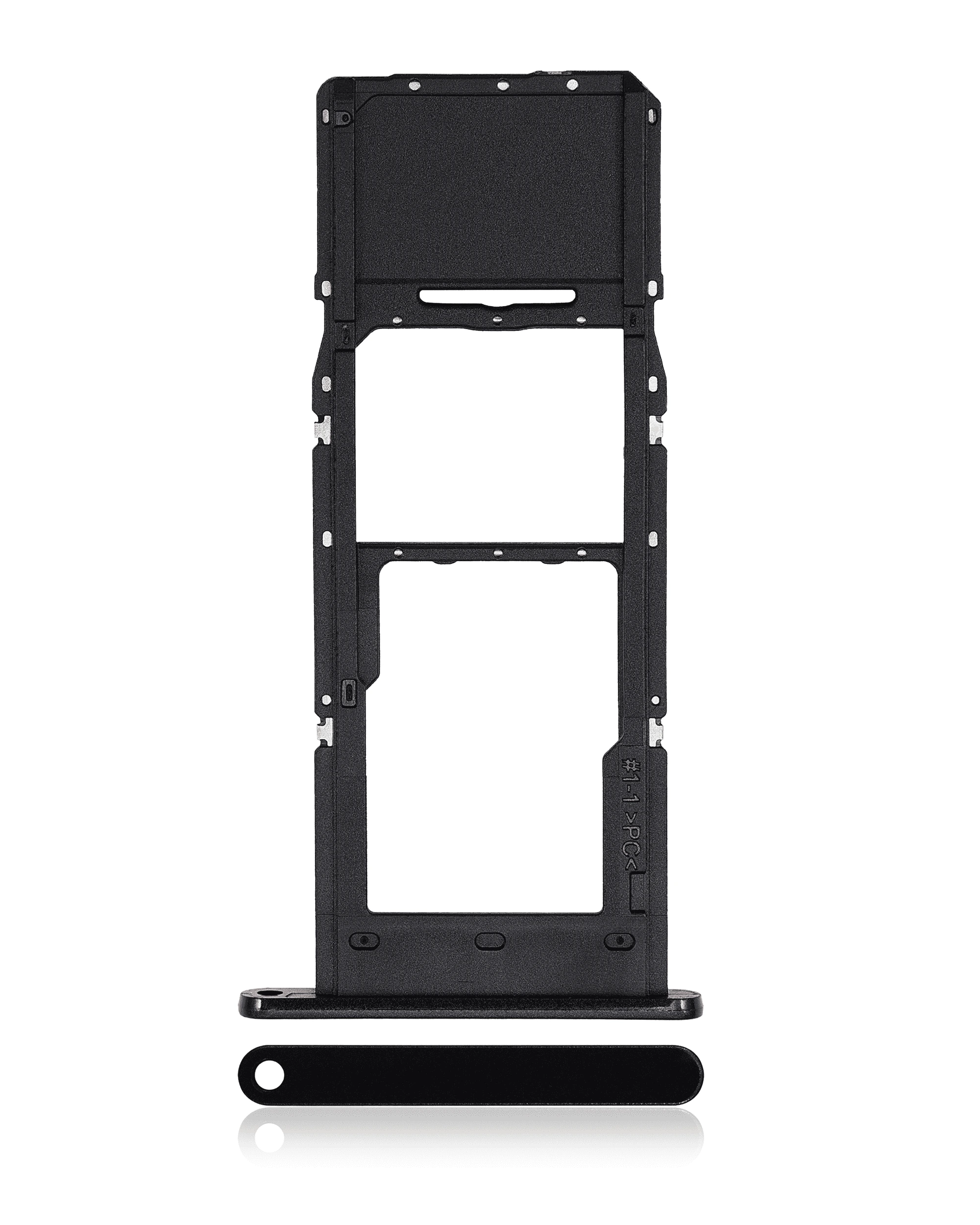 Carrellino SIM singola per Samsung Galaxy A14 5G (A146F / 2023) (Nero)