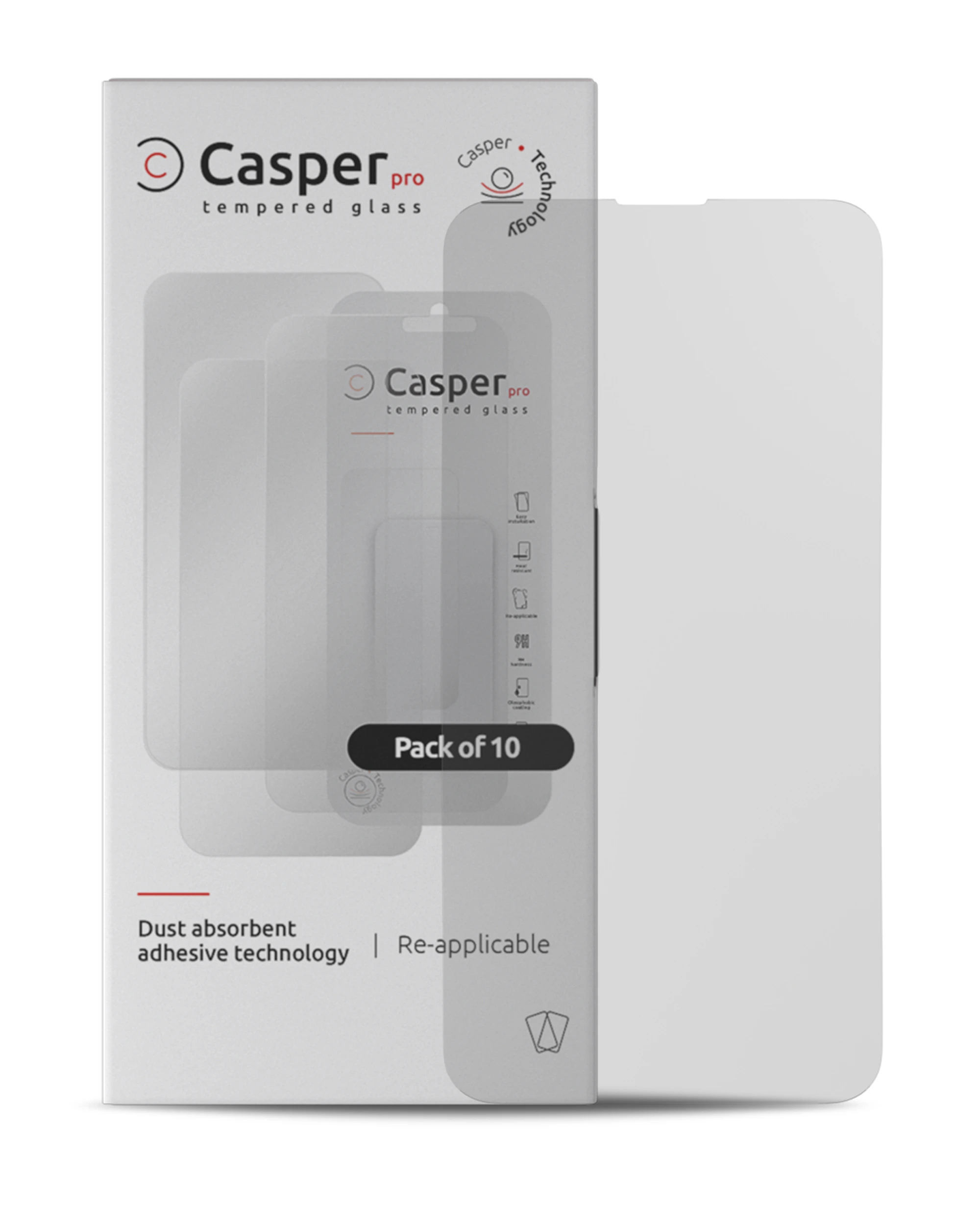 Pro Vetro temperato per iPhone 15 / 16 (10 pezzi) (Matte)