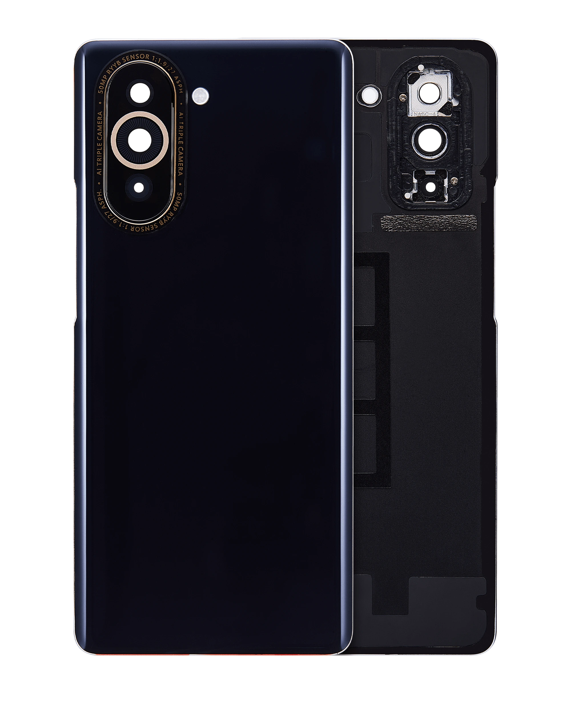 vetro cover posteriore con Vetro fotocamera per Huawei Nova 10 (Nero)