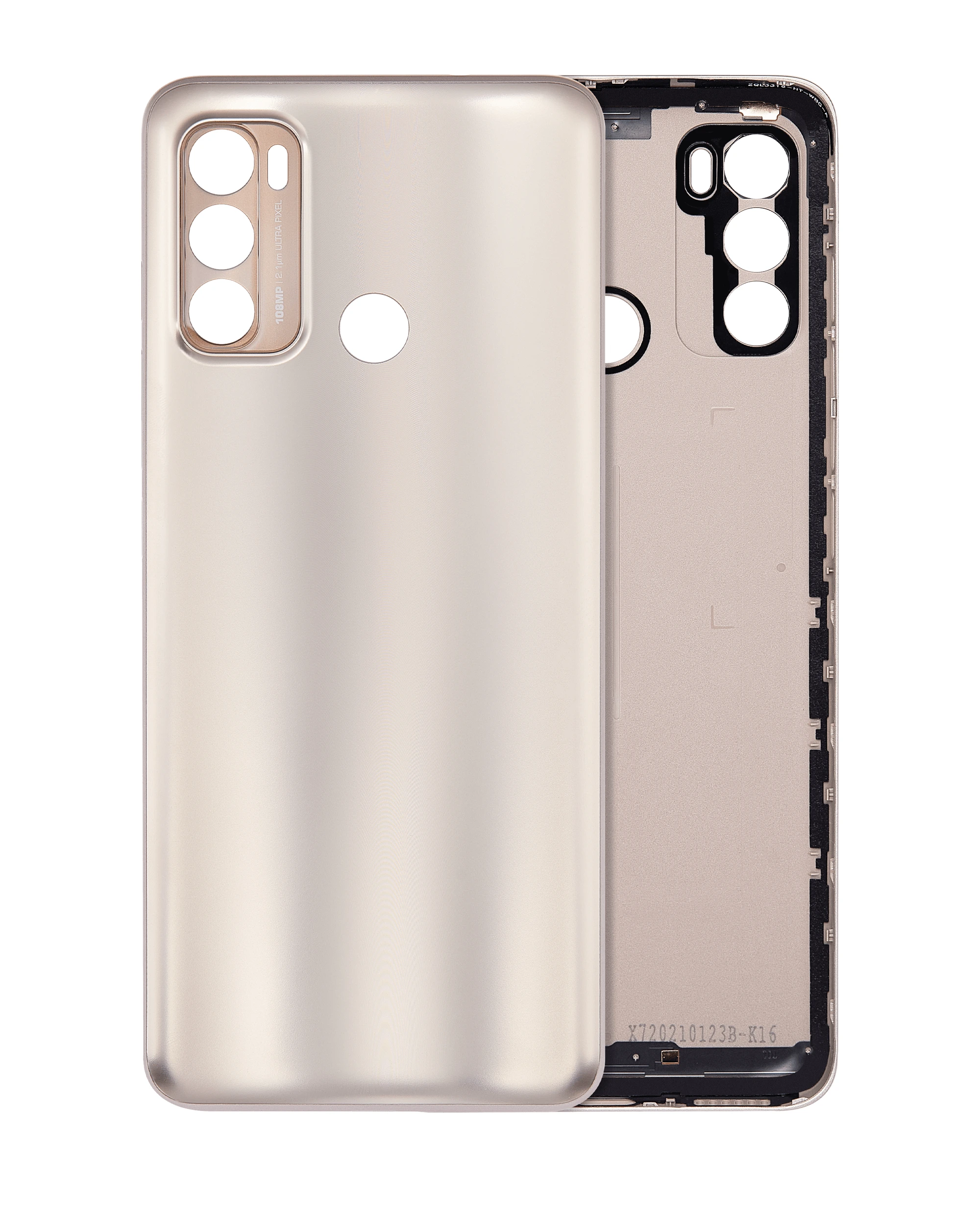 vetro cover posteriore per Motorola Moto G60 (XT2135 / 2021) (Frosted Champagne)