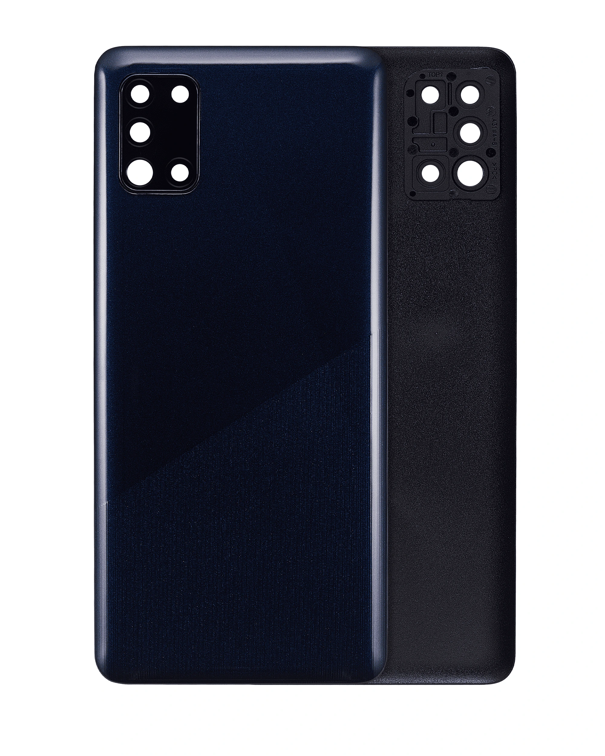 vetro cover posteriore con Vetro fotocamera per Samsung Galaxy A31 (A315 / 2020) (Prism Crush Blu)