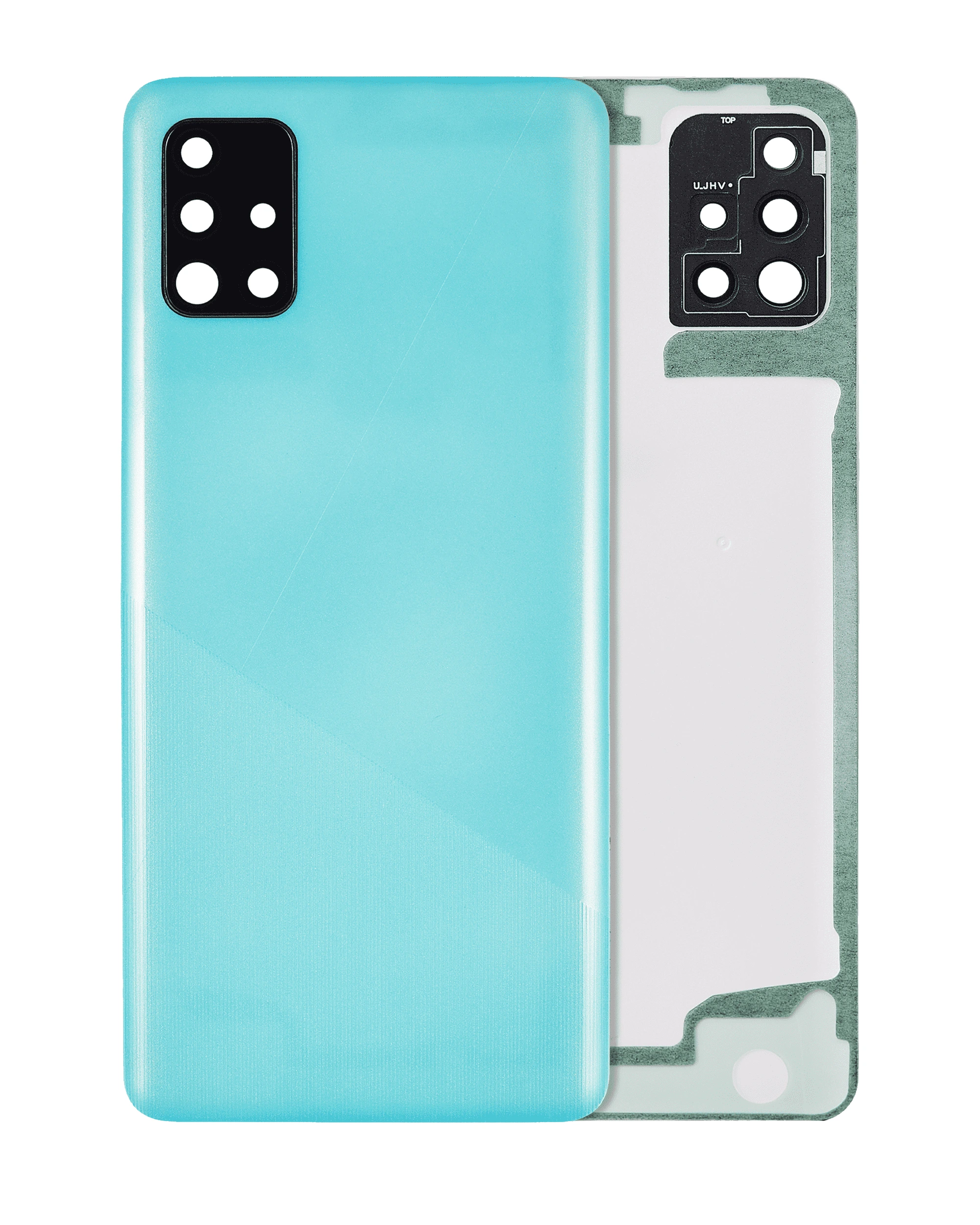 vetro cover posteriore con Vetro fotocamera per Samsung Galaxy A51 4G (A515 / 2019) (Prism Crush Blu)