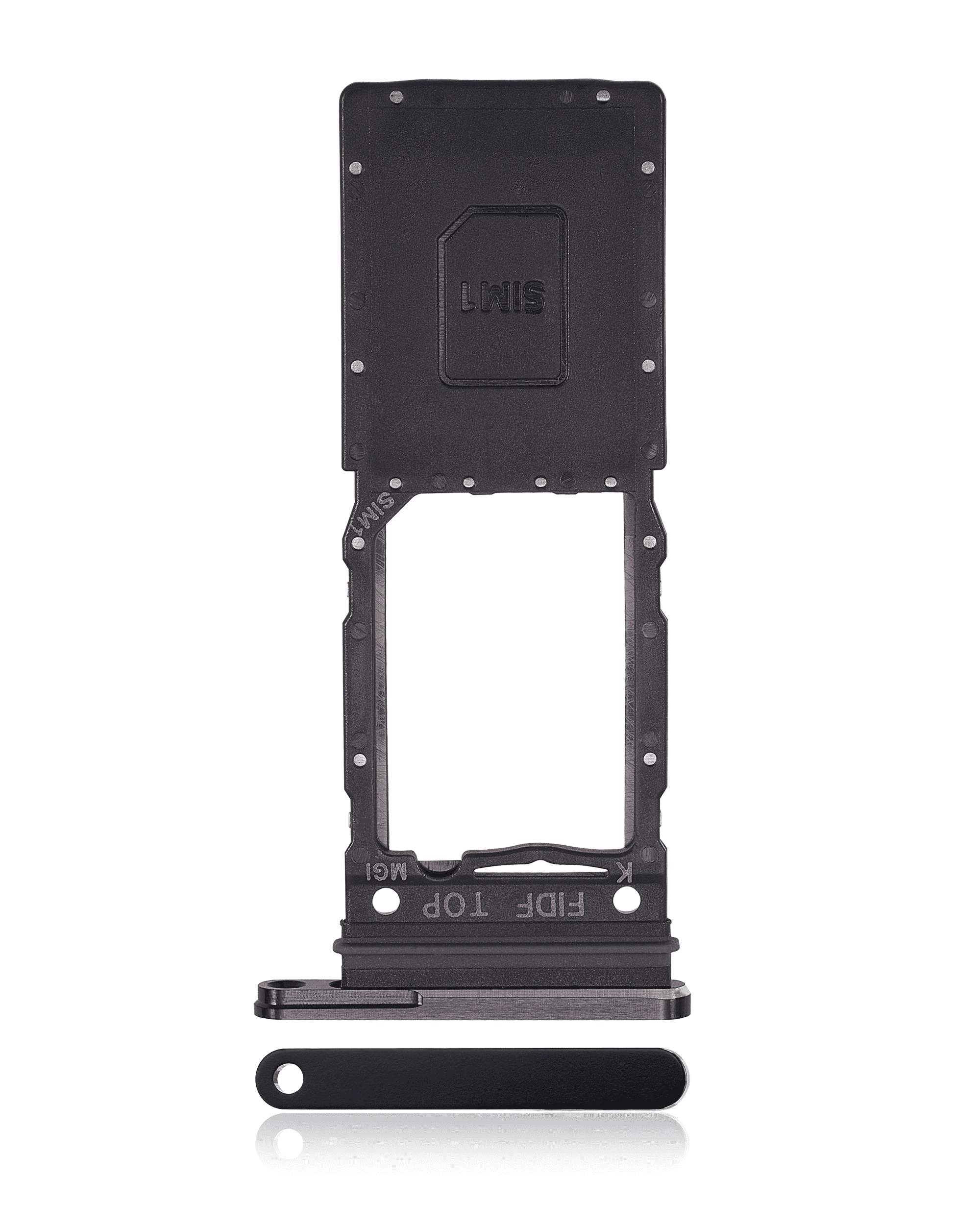 Carrellino SIM singola per Samsung Galaxy Z Fold 5 (F946) (Phantom Nero)