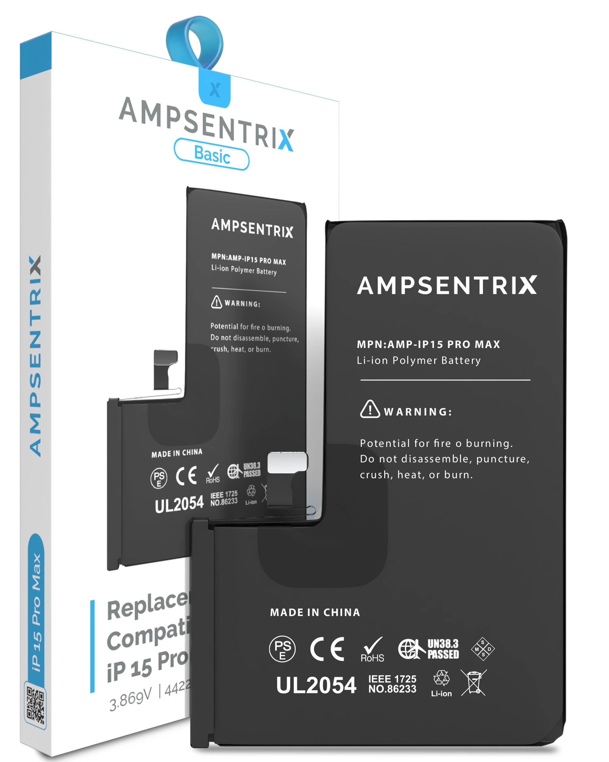 Batteria di ricambio per iPhone 15 Pro Max