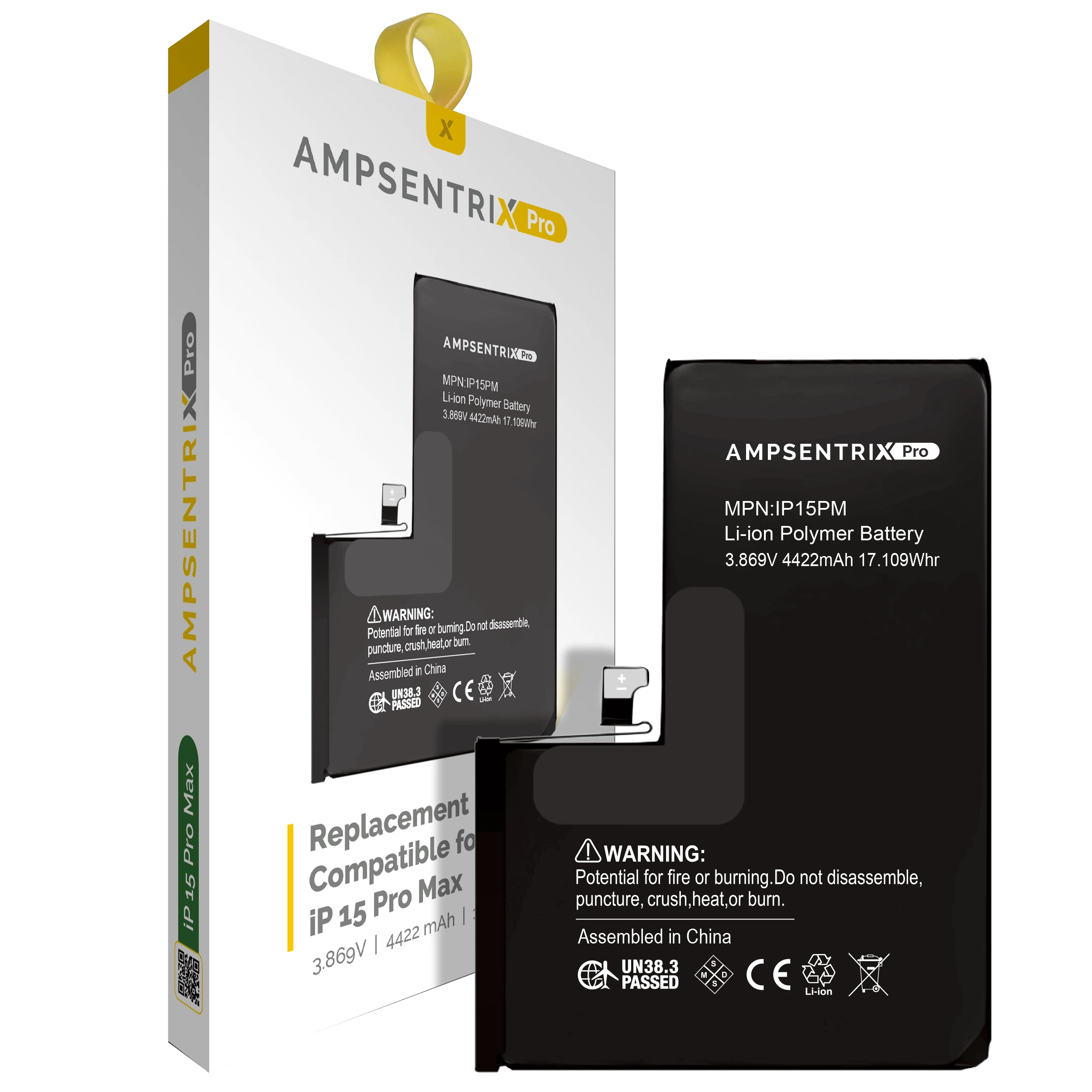 Batteria di ricambio per iPhone 15 Pro Max
