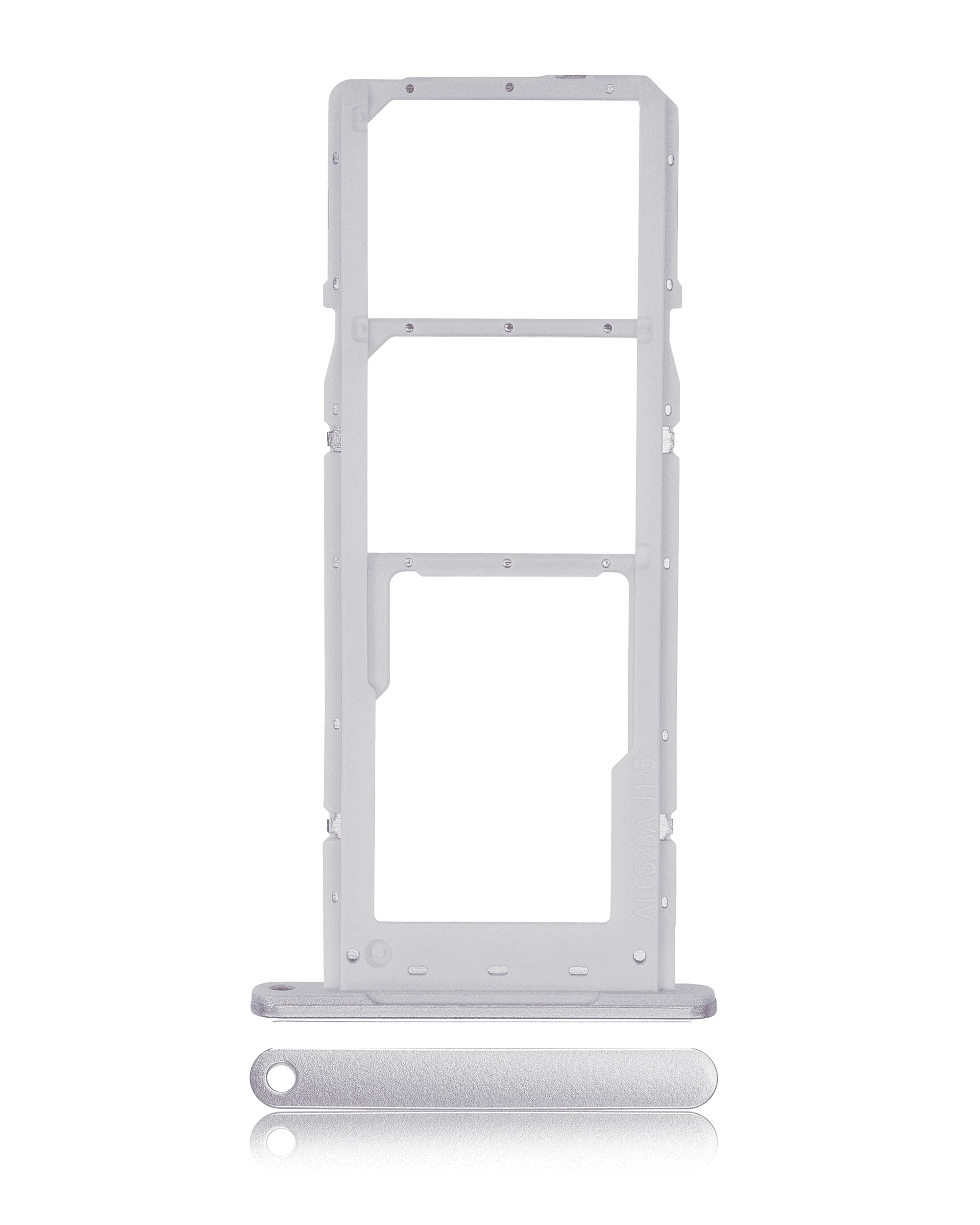 Carrellino doppia SIM per Samsung Galaxy A14 (A145F) (Argento)