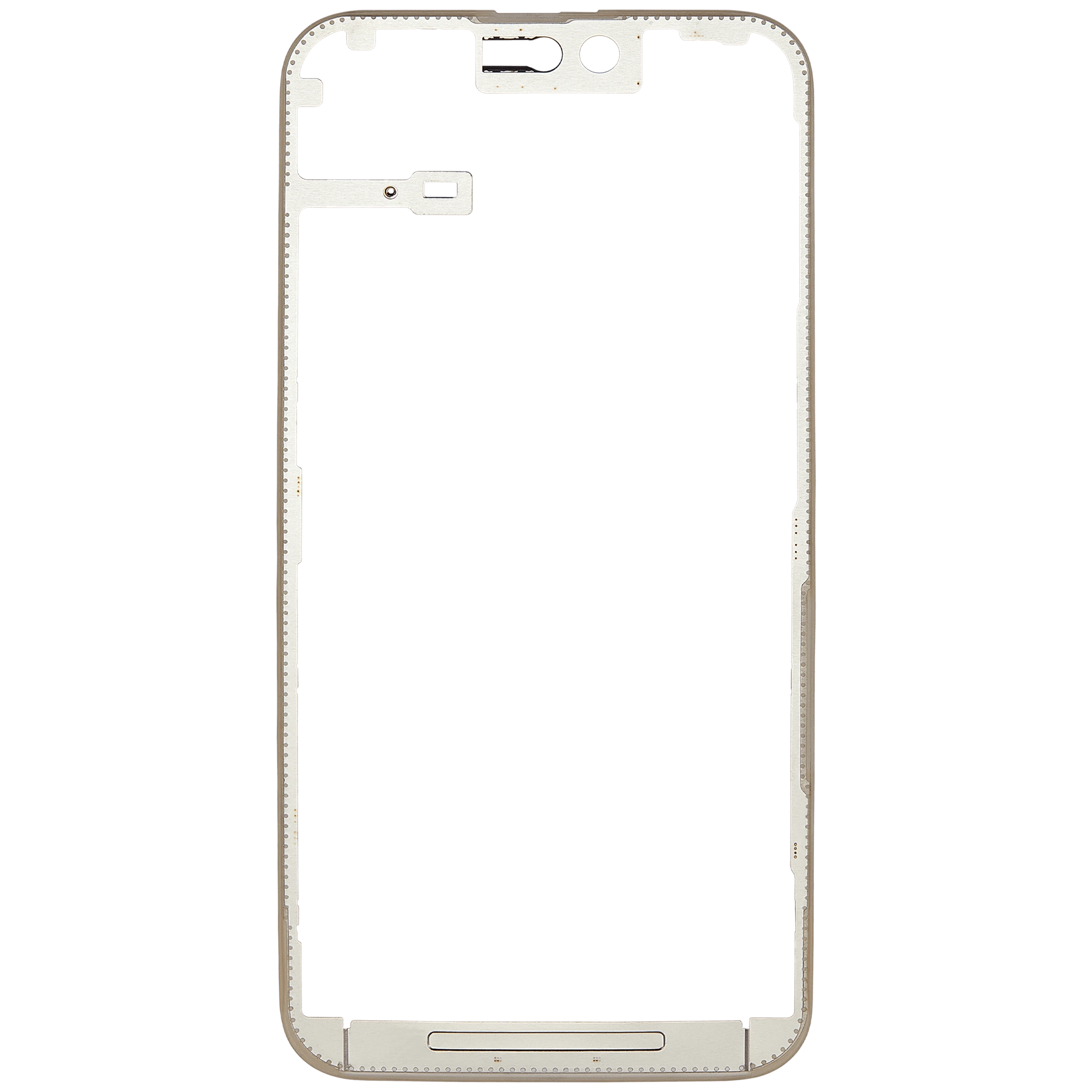 LCD Frame senza Glue compatibile per iPhone 15 Pro Max (5 pezzi) (OCA Master)