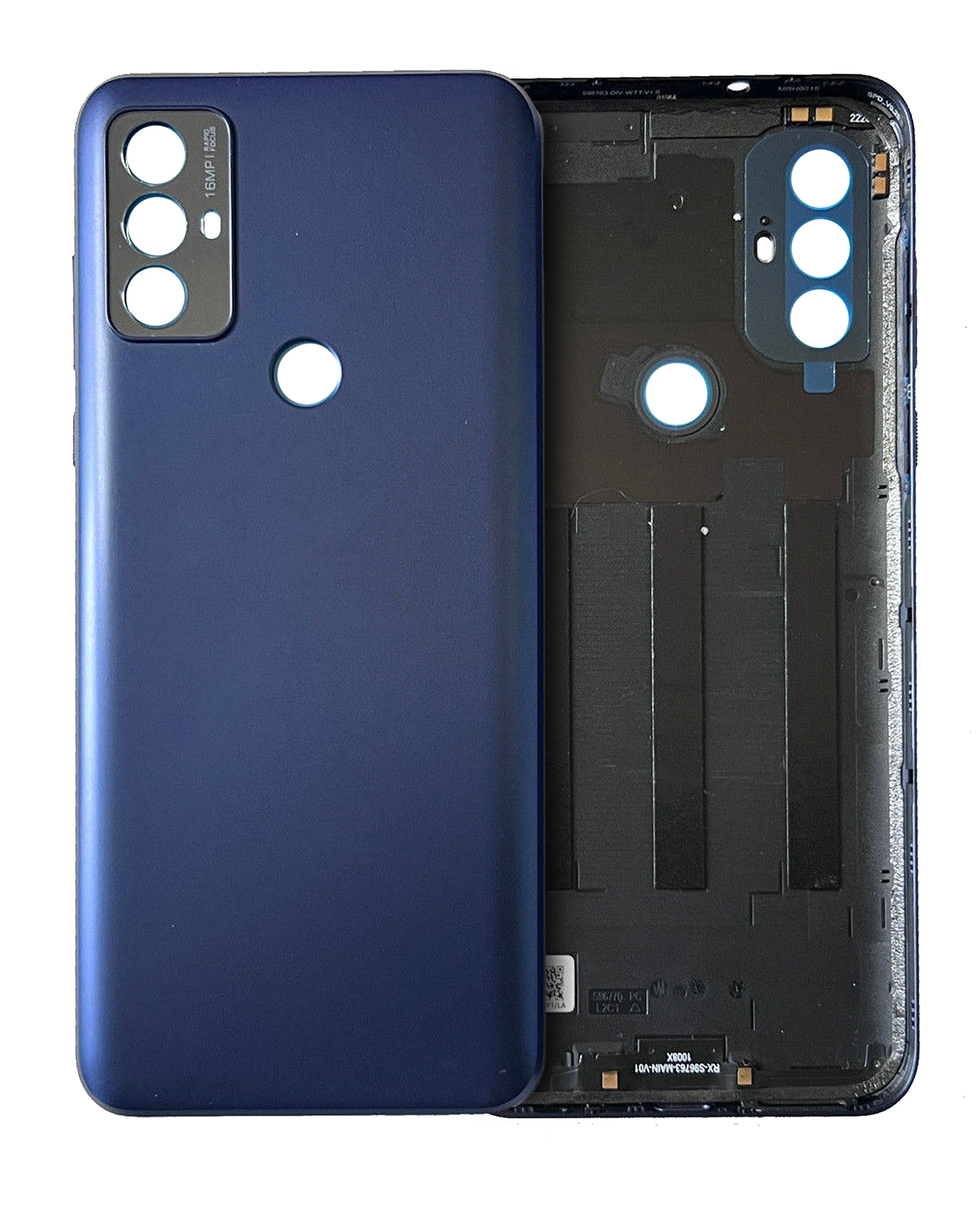vetro cover posteriore per Motorola Moto G Play (XT2271 / 2023) (Service Pack) (Deep Indigo)