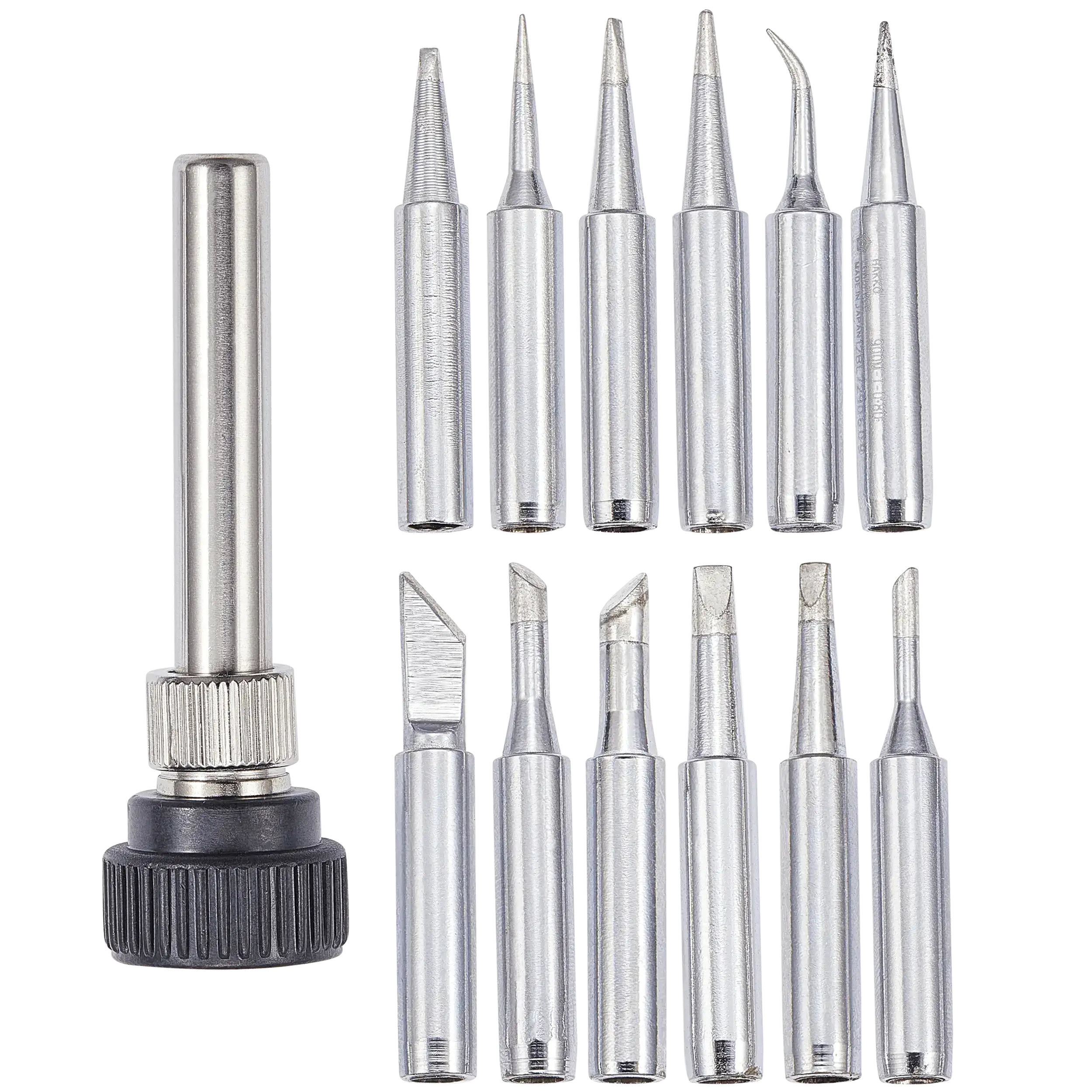 900M di ricambio Soldering Iron Tips per Hakko / Yihua / Atten / Quick / Ryobi e More stazione saldantes/Guns (12 set pezzi)