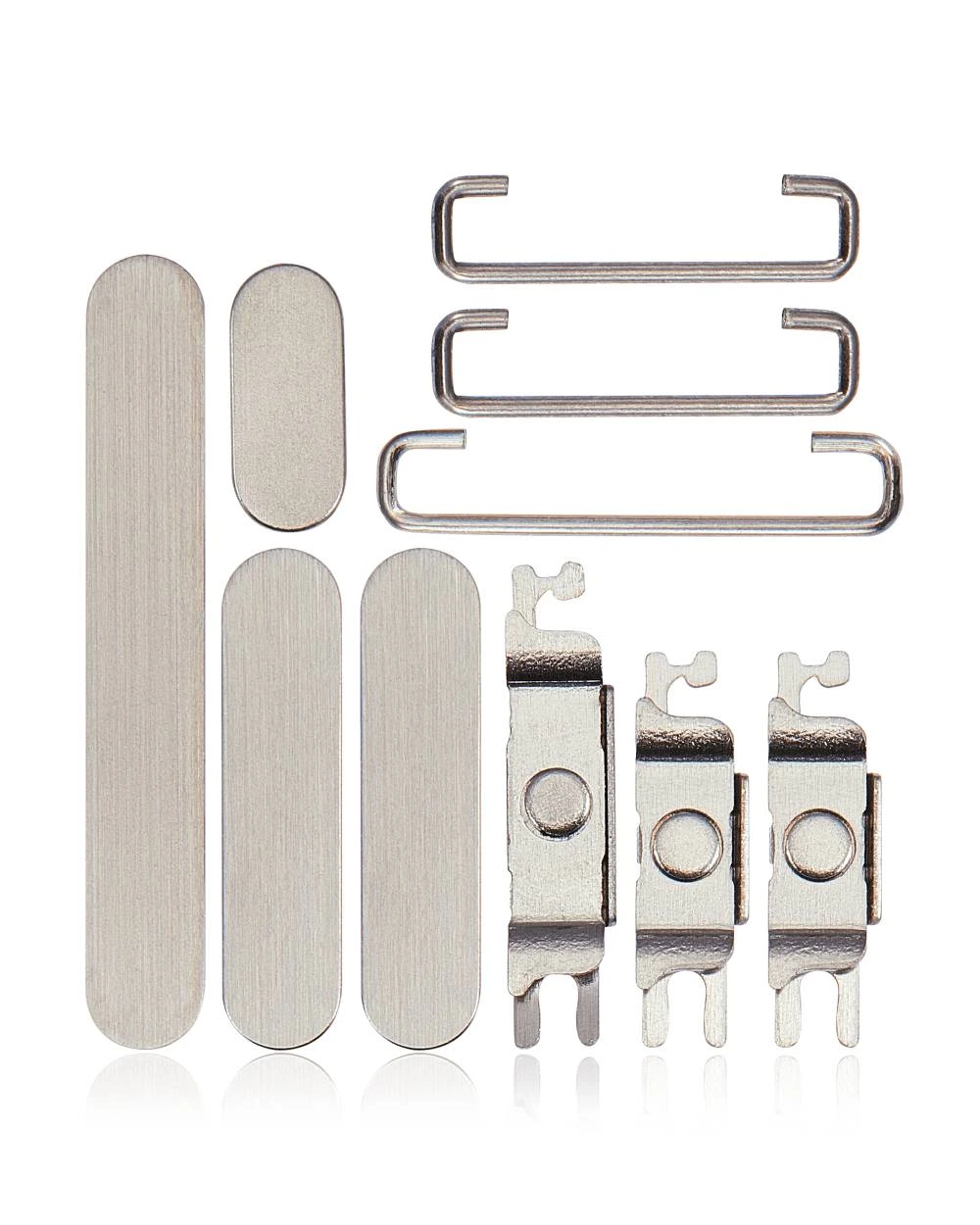 Hard Buttons (Accensione / Volume / switch) per iPhone 15 Pro / 15 Pro Max (Titanio bianco)