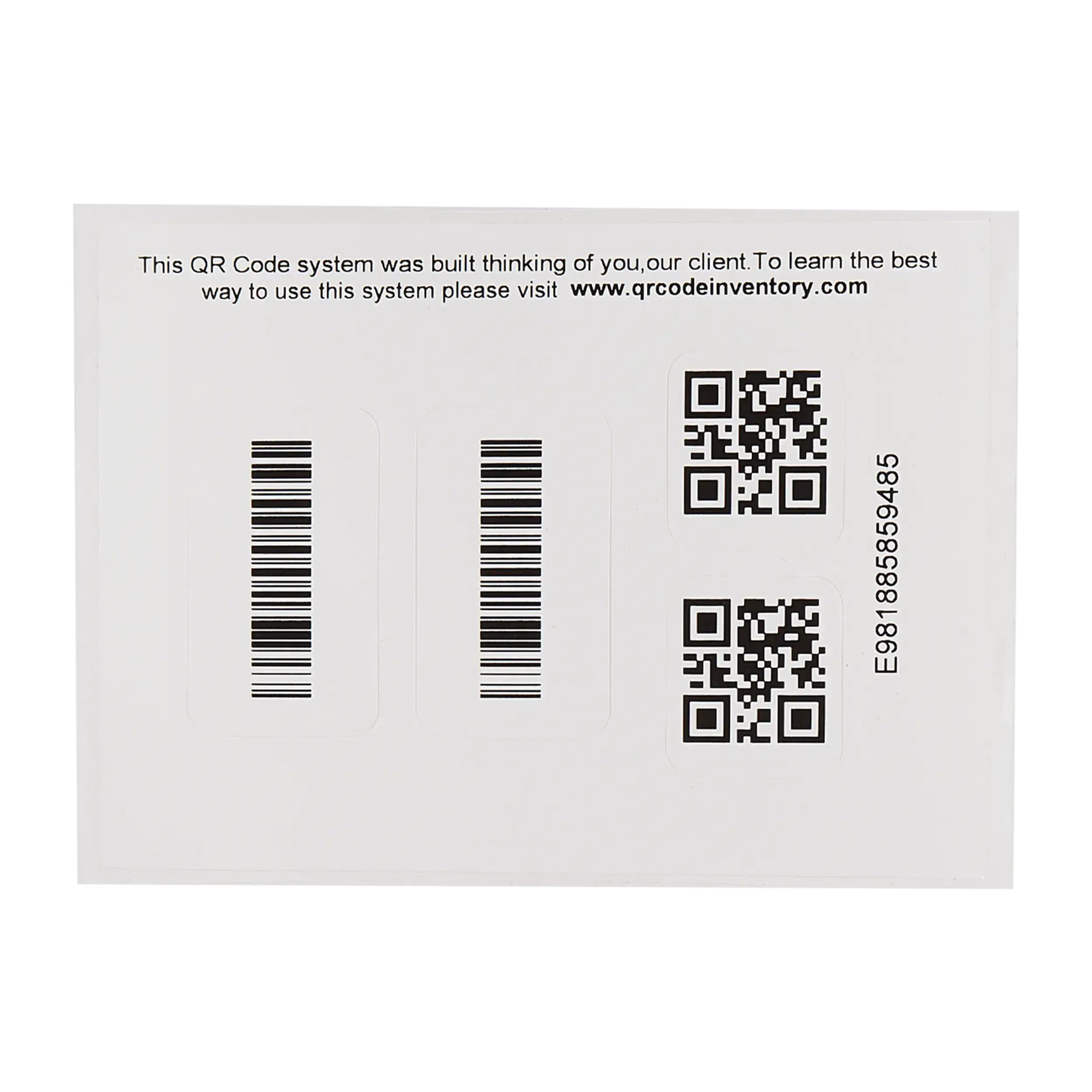 Unique Serialized Stickers per LCD e Components (100 pezzi)