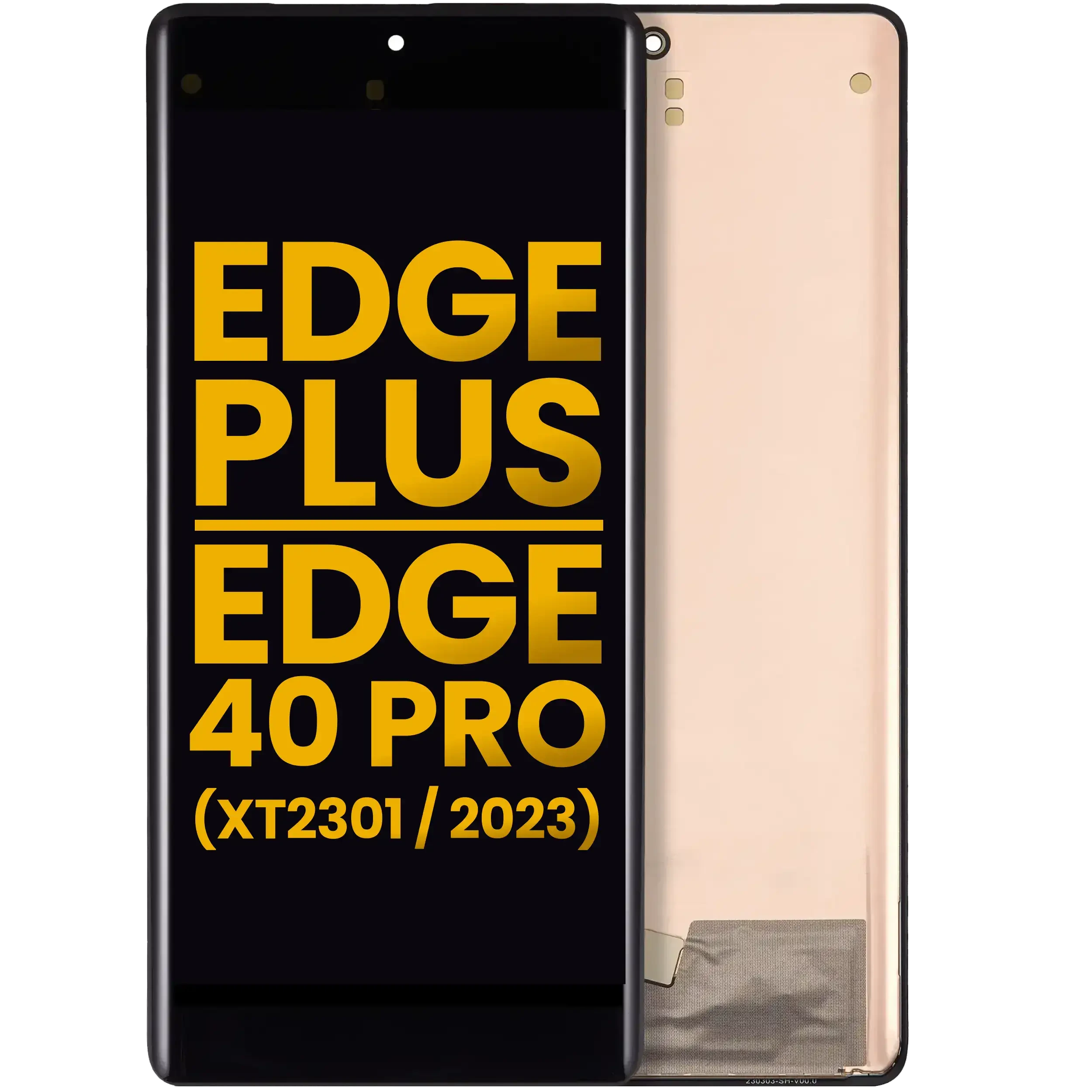 Display OLED completo senza Frame per Motorola Moto Edge Plus / Edge 40 Pro (XT2301 / 2023) (Refurbished) (tutti i colori)
