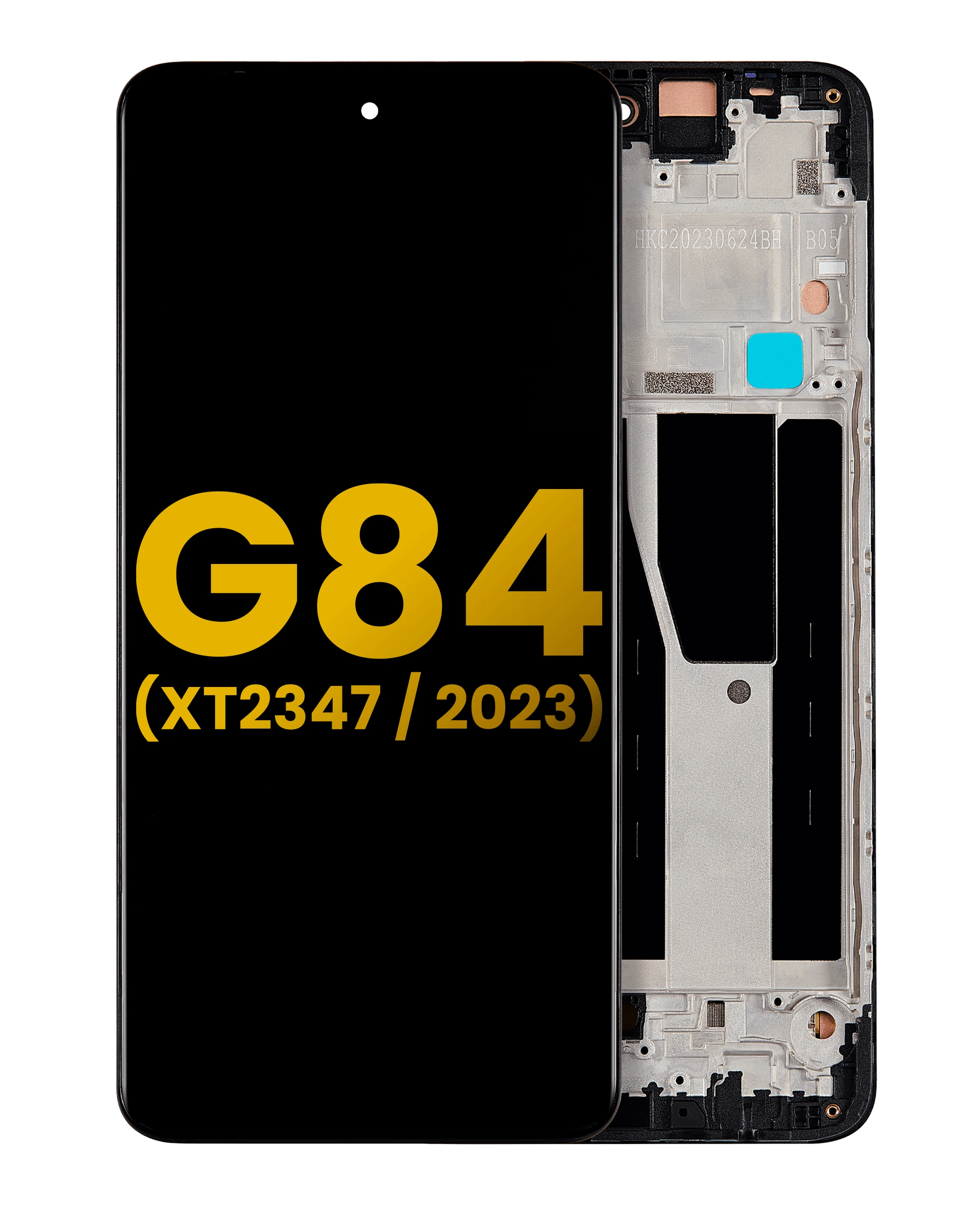 Display OLED completo con Frame per Motorola Moto G84 (XT2347 / 2023) (Refurbished) (tutti i colori)