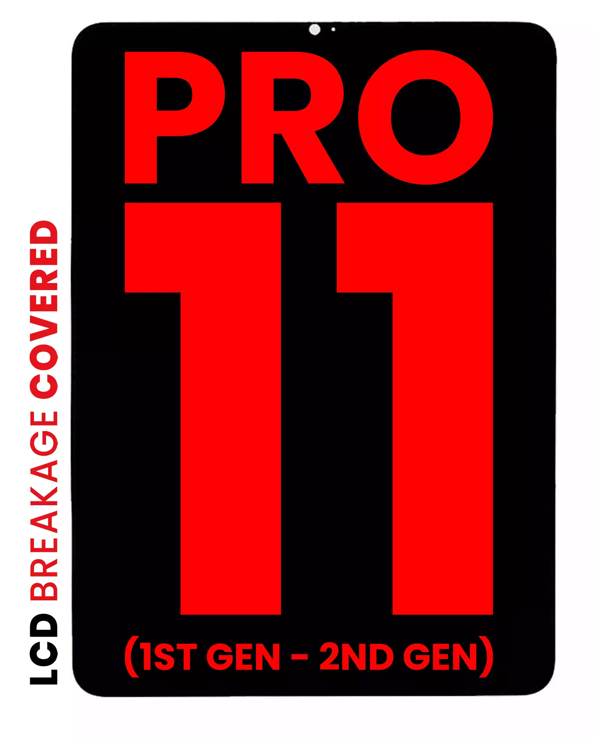 Display LCD completo con Touch screen per iPad Pro 11" 1st Gen (2018) / iPad Pro 11" 2nd Gen (2020) (Aftermarket Pro: XO7) (tutti i colori)